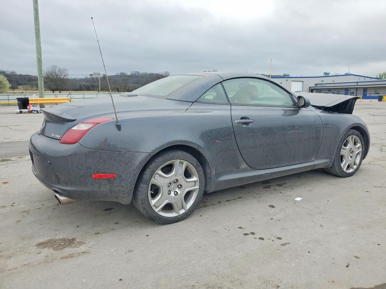 2008 Lexus Sc 430 Base Gray vin: JTHFN45Y089020207