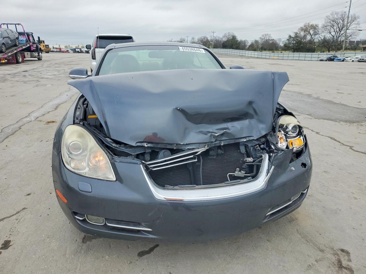 2008 Lexus Sc 430 Base Gray vin: JTHFN45Y089020207