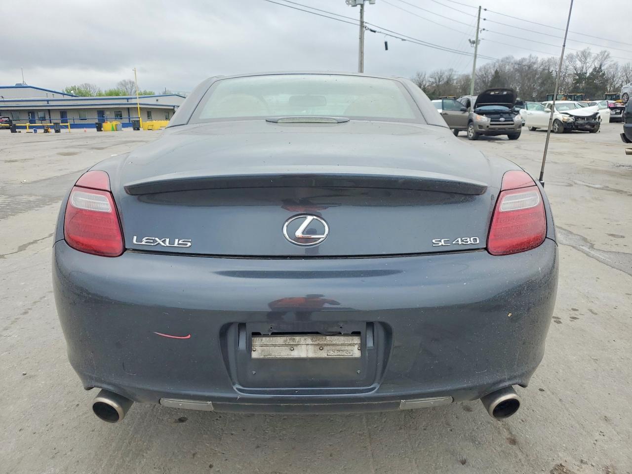 2008 Lexus Sc 430 Base Gray vin: JTHFN45Y089020207