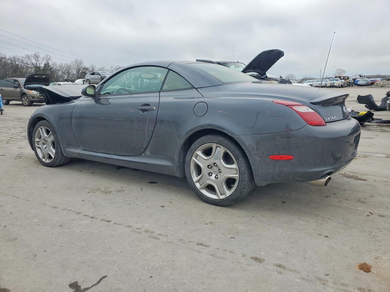 2008 Lexus Sc 430 Base Gray vin: JTHFN45Y089020207