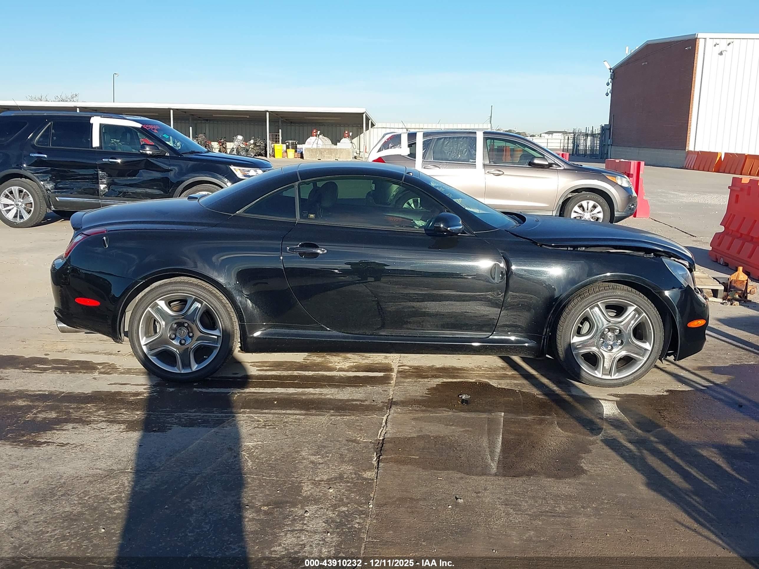 2008 Lexus Sc 430   Black vin: JTHFN45Y089020241