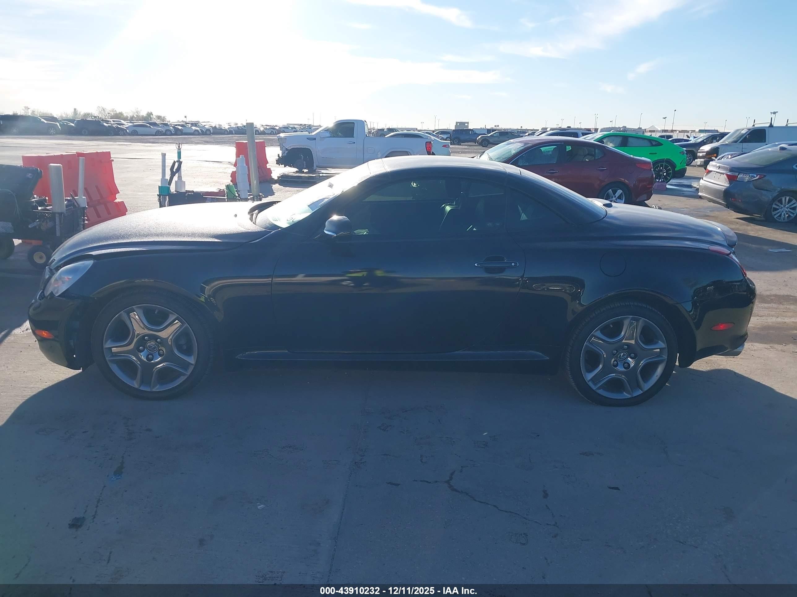 2008 Lexus Sc 430   Black vin: JTHFN45Y089020241