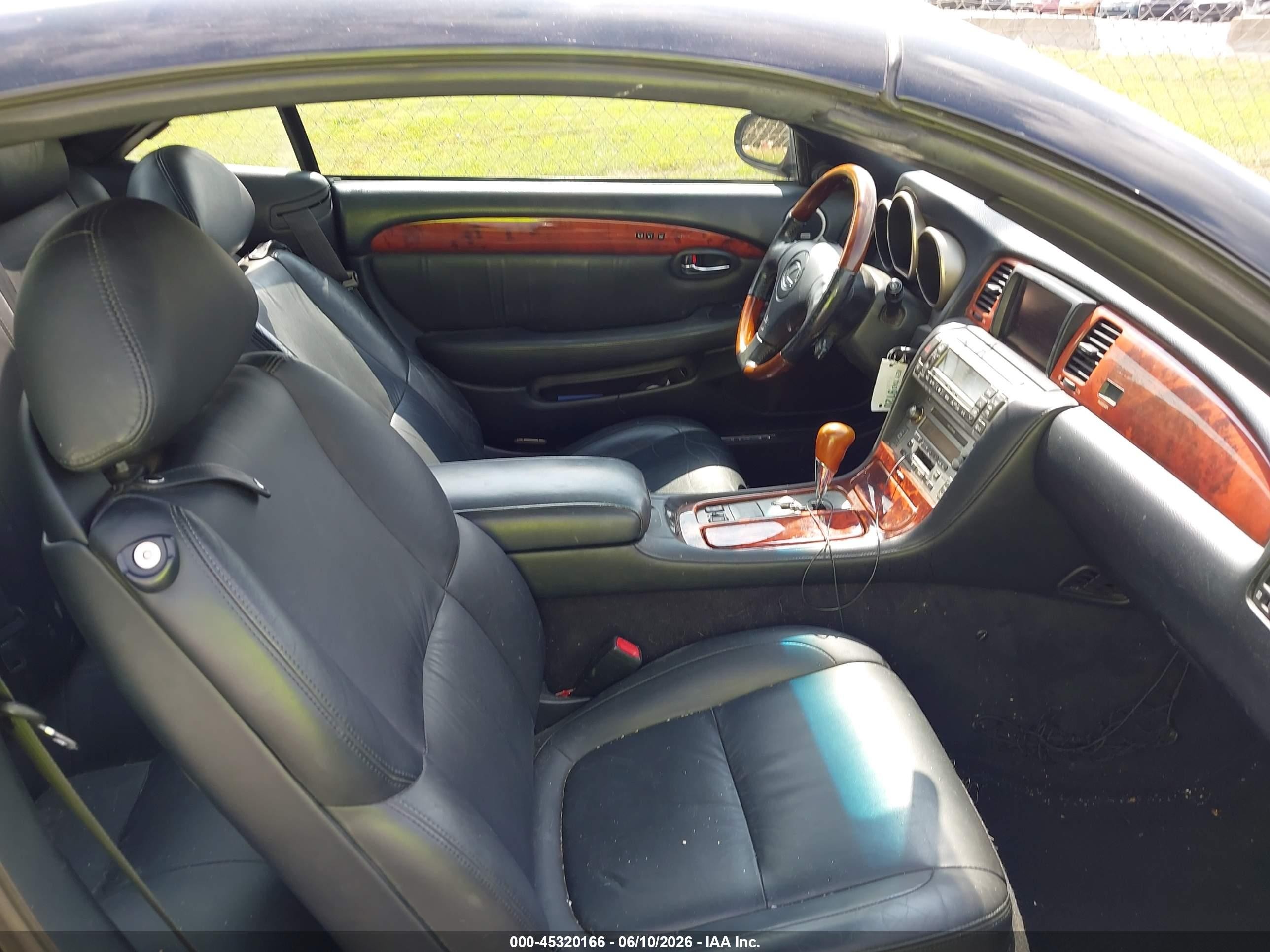 2008 Lexus Sc 430   Черный vin: JTHFN45Y089020269