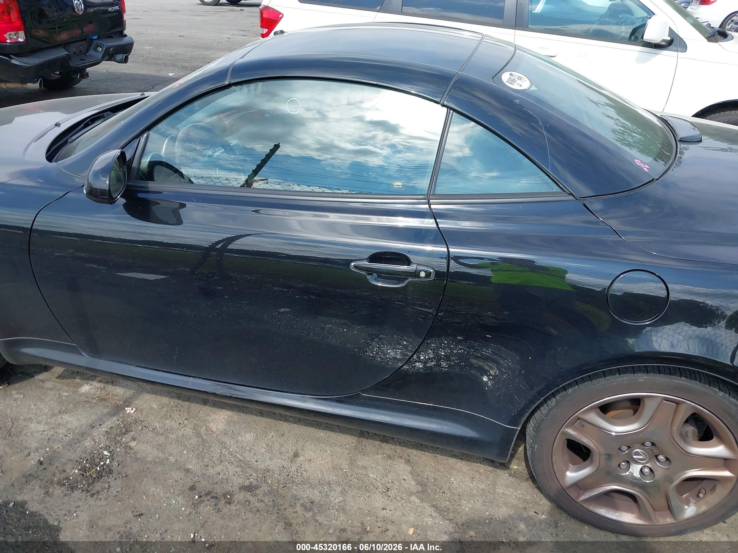 2008 Lexus Sc 430   Черный vin: JTHFN45Y089020269
