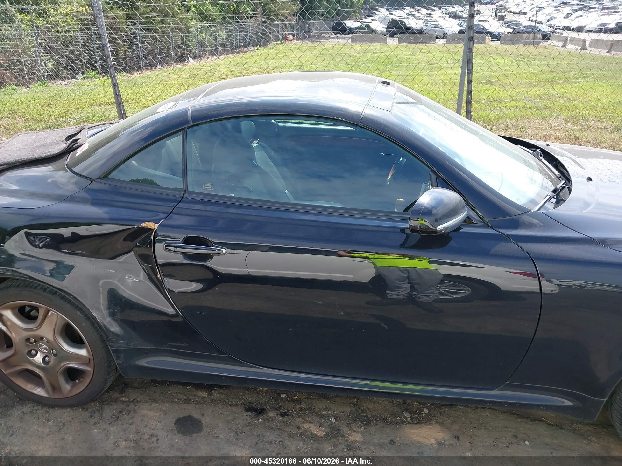 2008 Lexus Sc 430   Черный vin: JTHFN45Y089020269