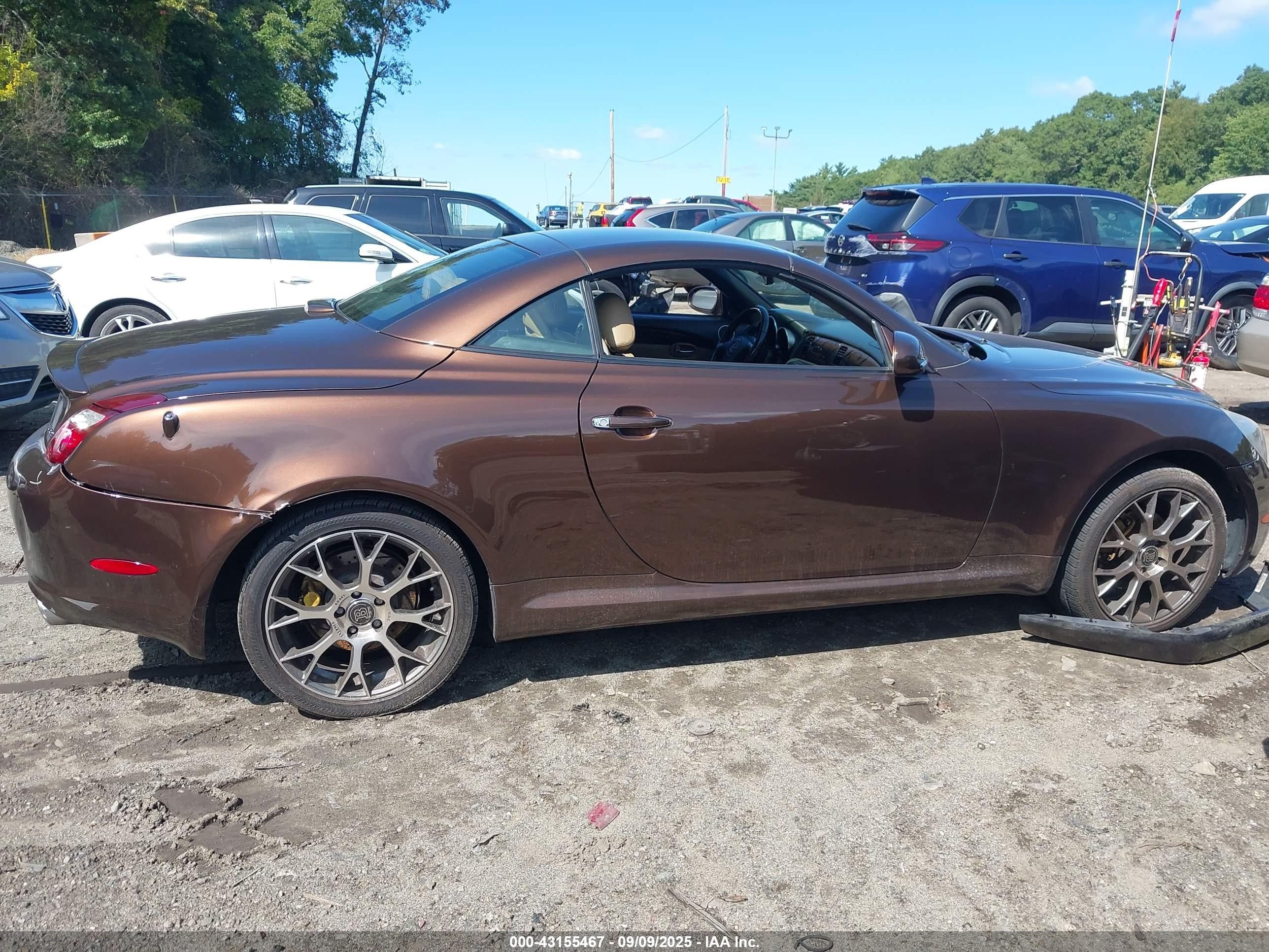 2008 Lexus Sc 430   Brown vin: JTHFN45Y189016408