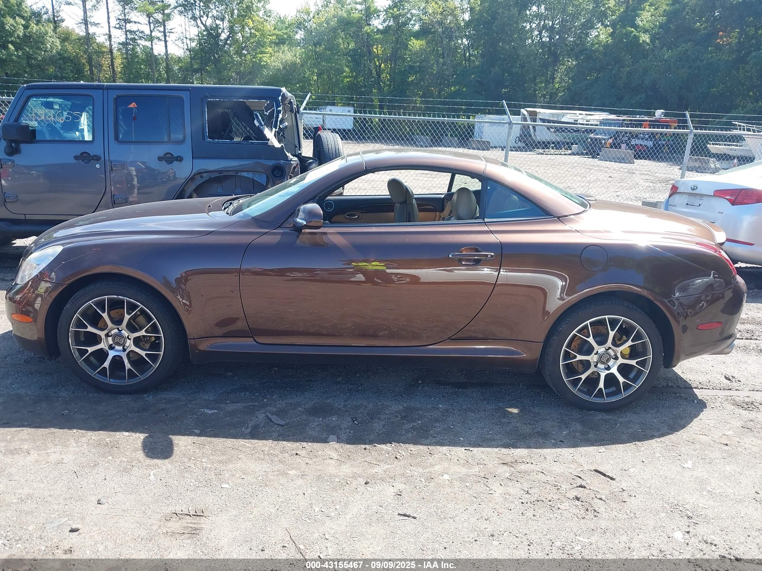 2008 Lexus Sc 430   Brown vin: JTHFN45Y189016408