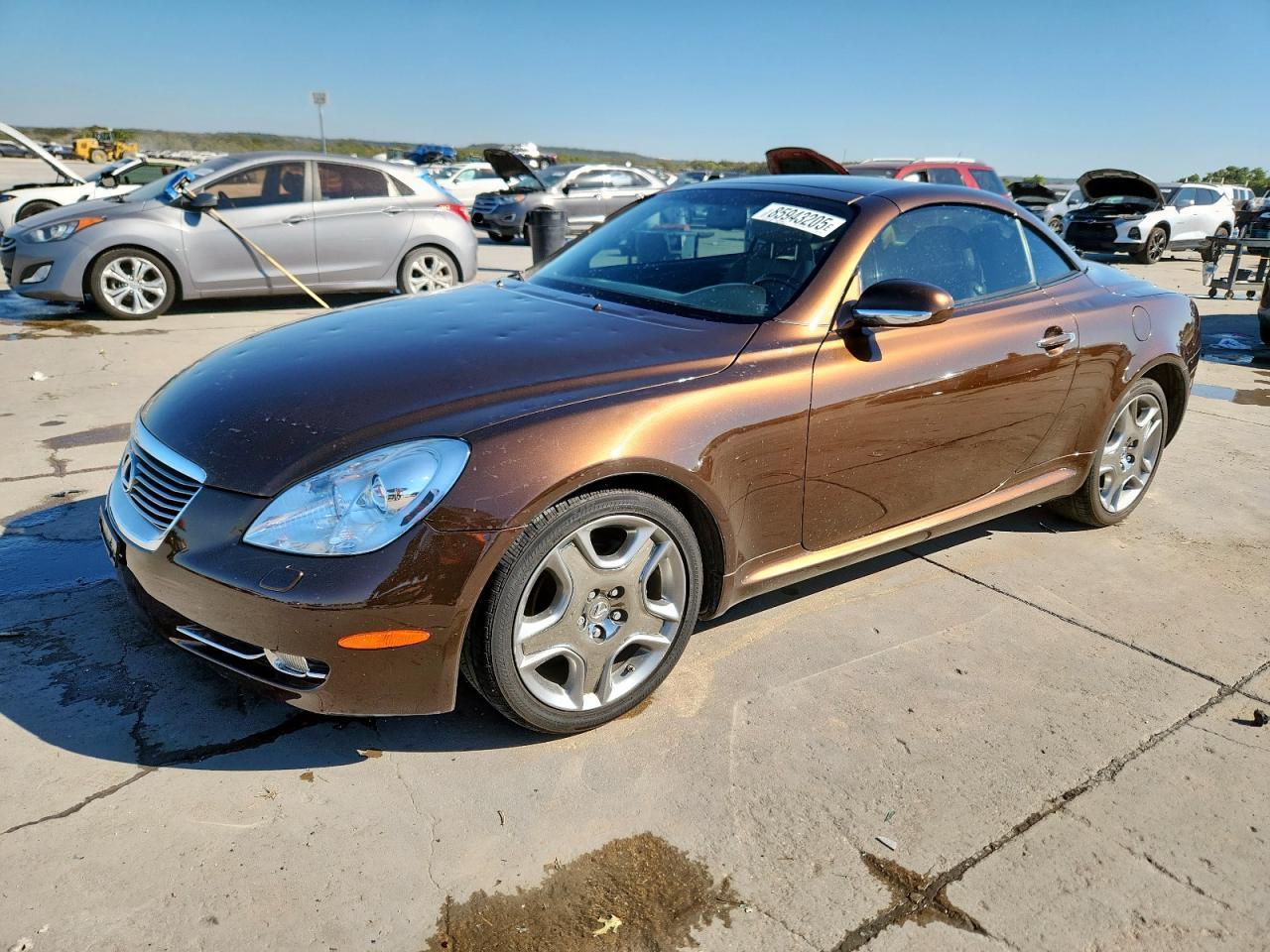 2008 Lexus Sc 430 Brown vin: JTHFN45Y189018532