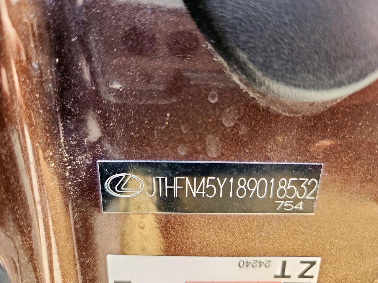 2008 Lexus Sc 430 Brown vin: JTHFN45Y189018532