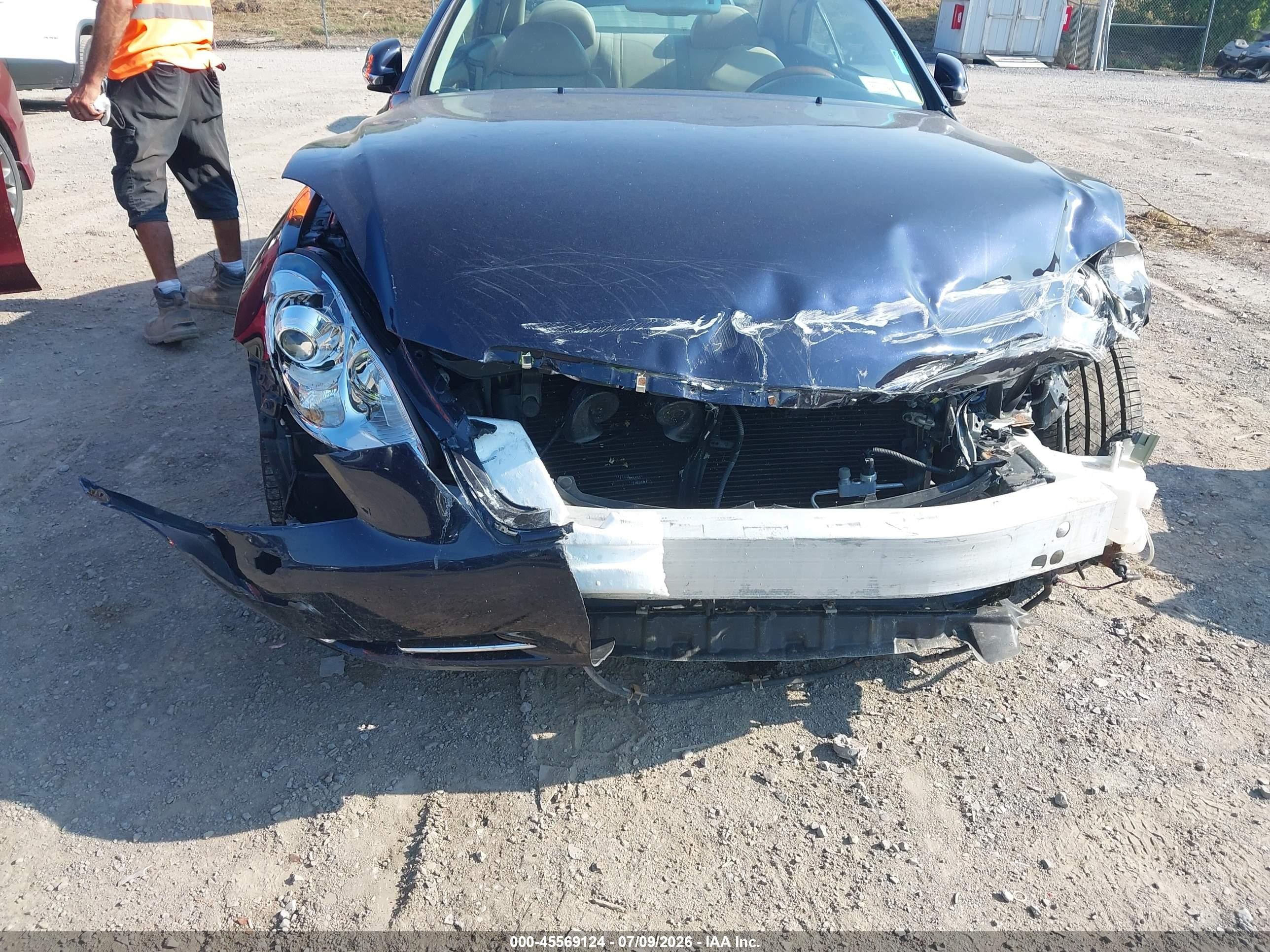 2008 Lexus Sc 430   Dark Blue vin: JTHFN45Y189019986
