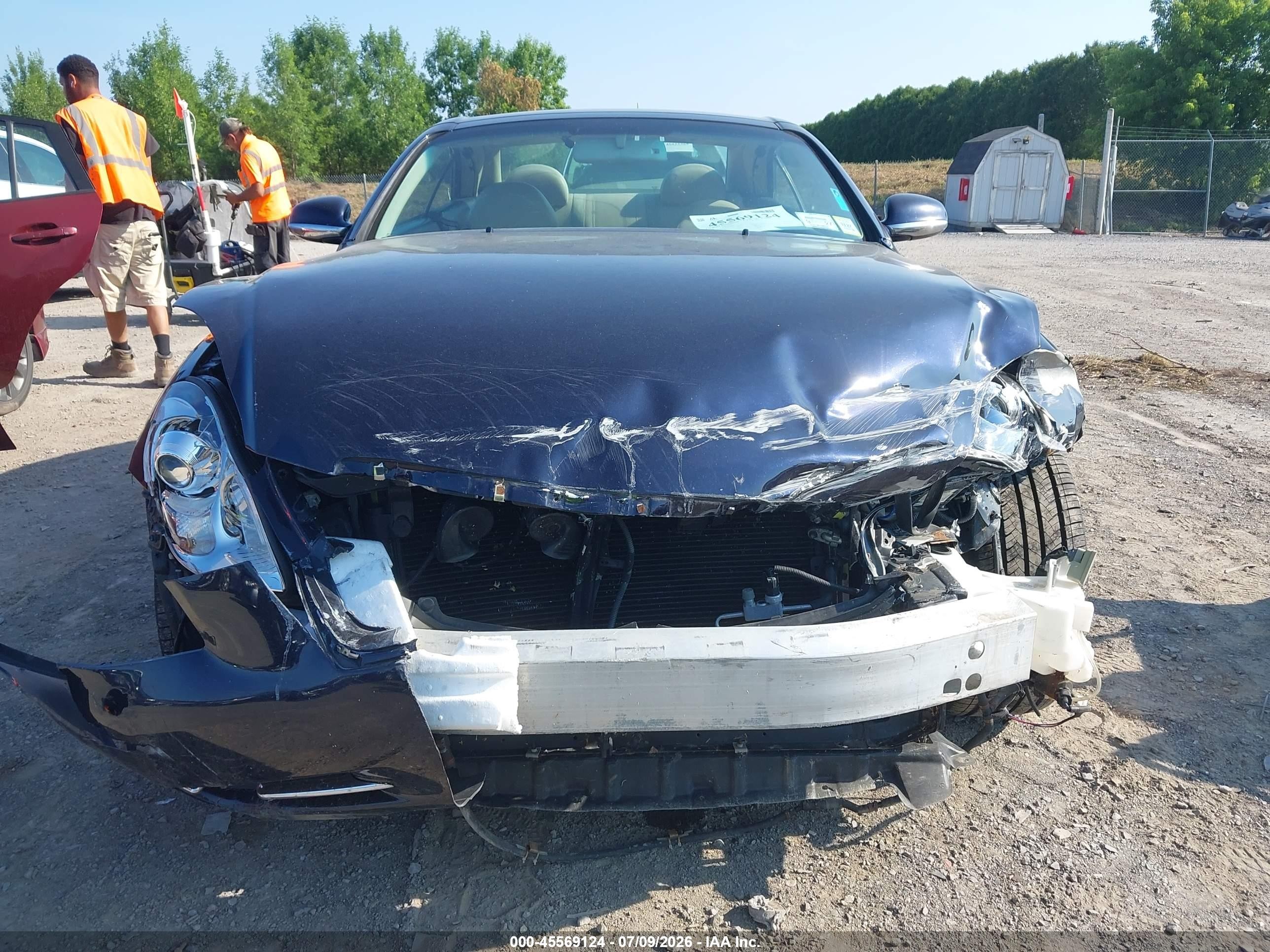 2008 Lexus Sc 430   Dark Blue vin: JTHFN45Y189019986