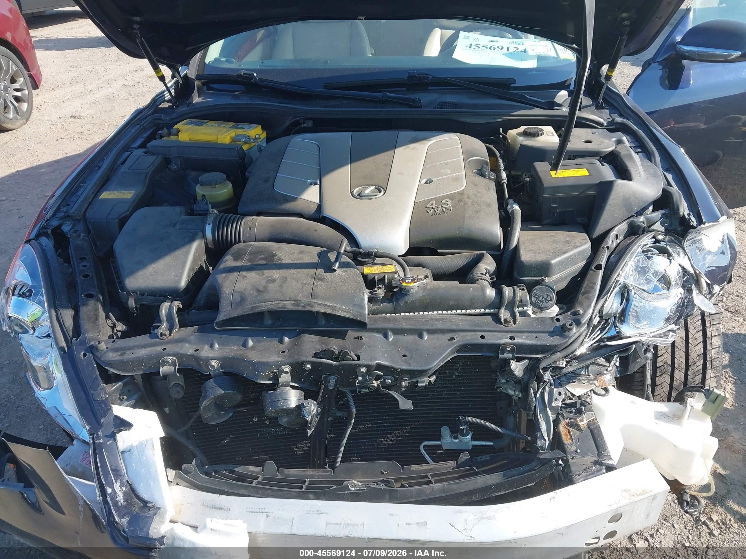 2008 Lexus Sc 430   Dark Blue vin: JTHFN45Y189019986