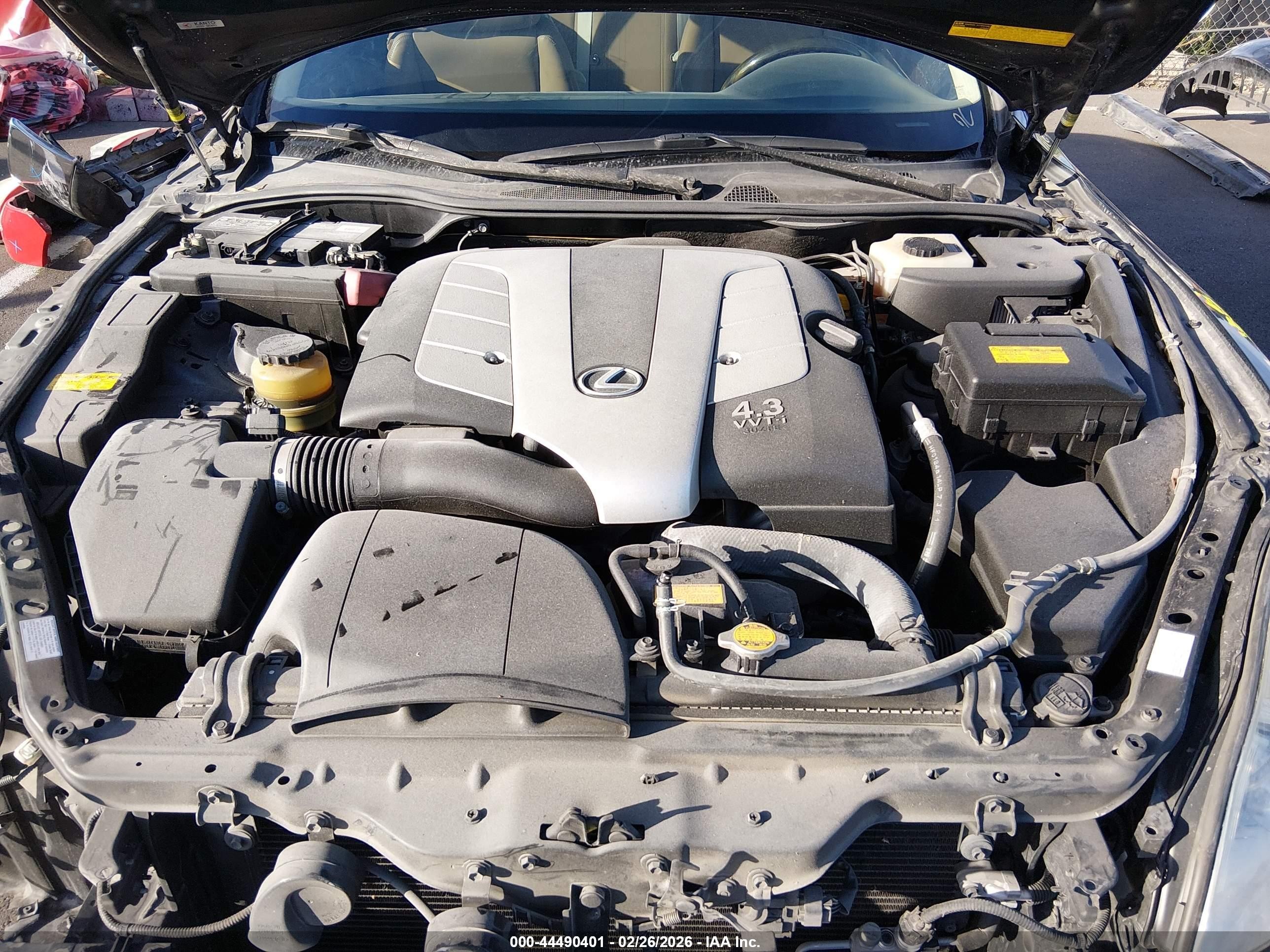 2008 Lexus Sc 430   Gray vin: JTHFN45Y289016286