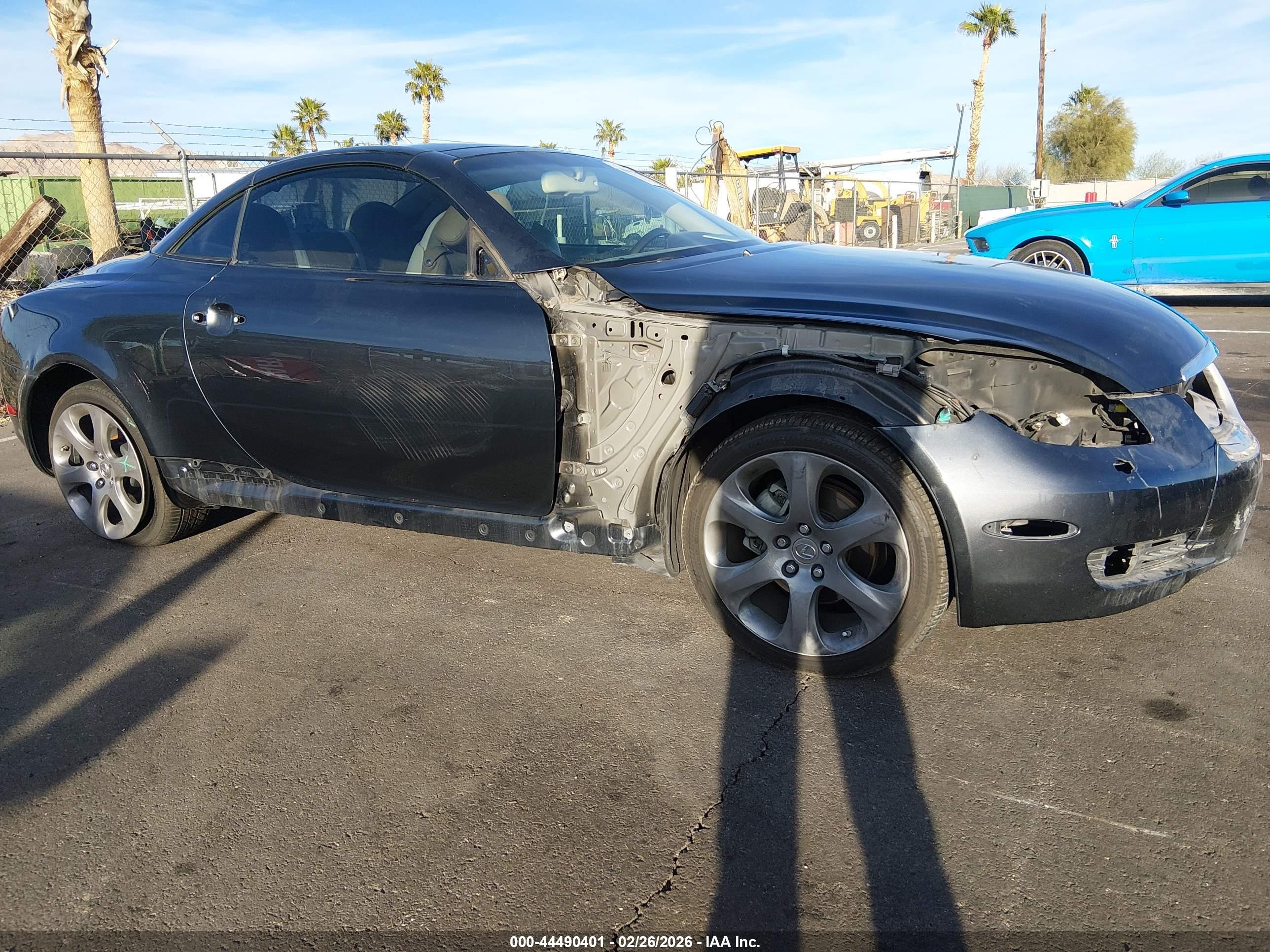 2008 Lexus Sc 430   Gray vin: JTHFN45Y289016286