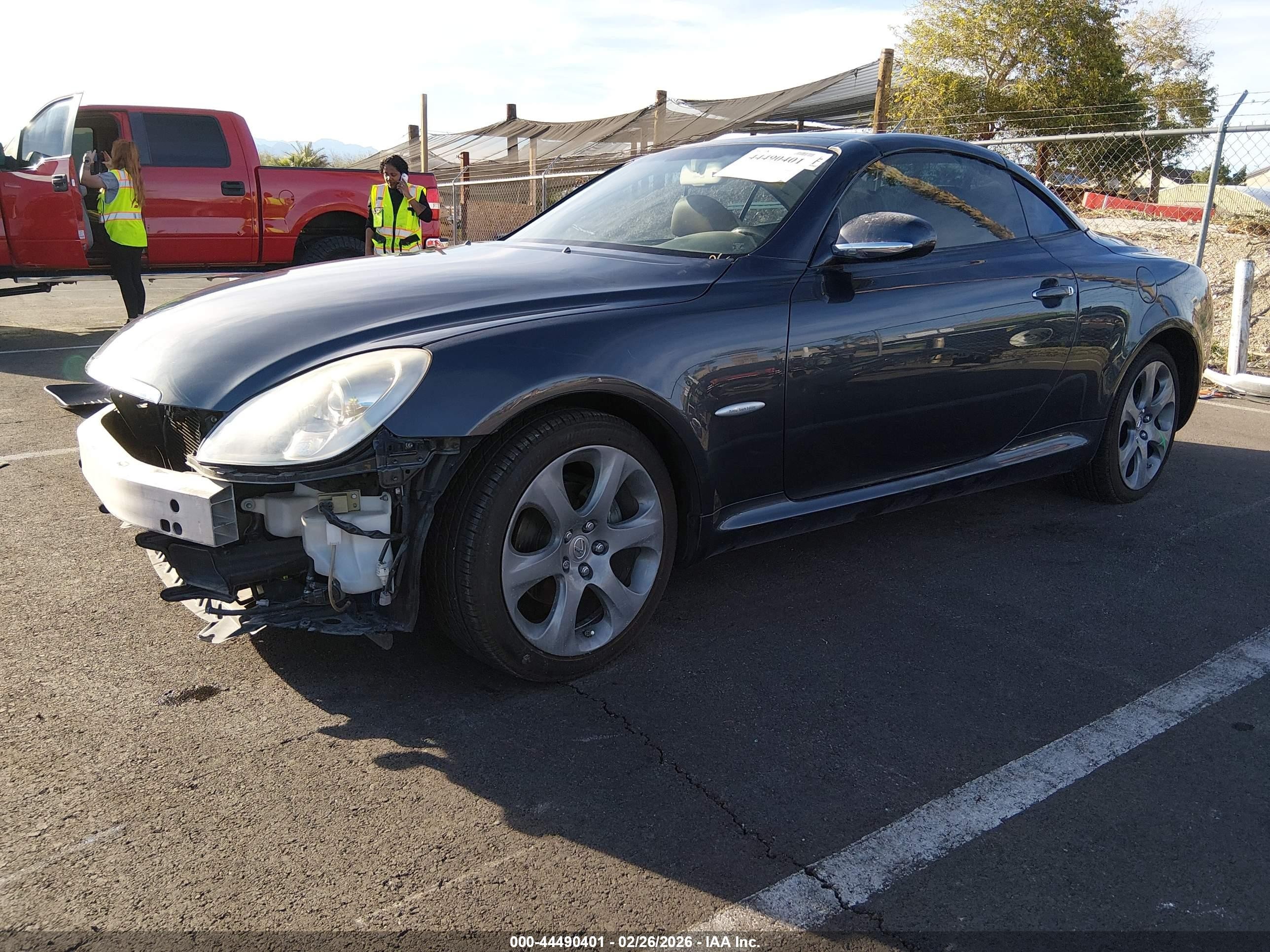 2008 Lexus Sc 430   Gray vin: JTHFN45Y289016286