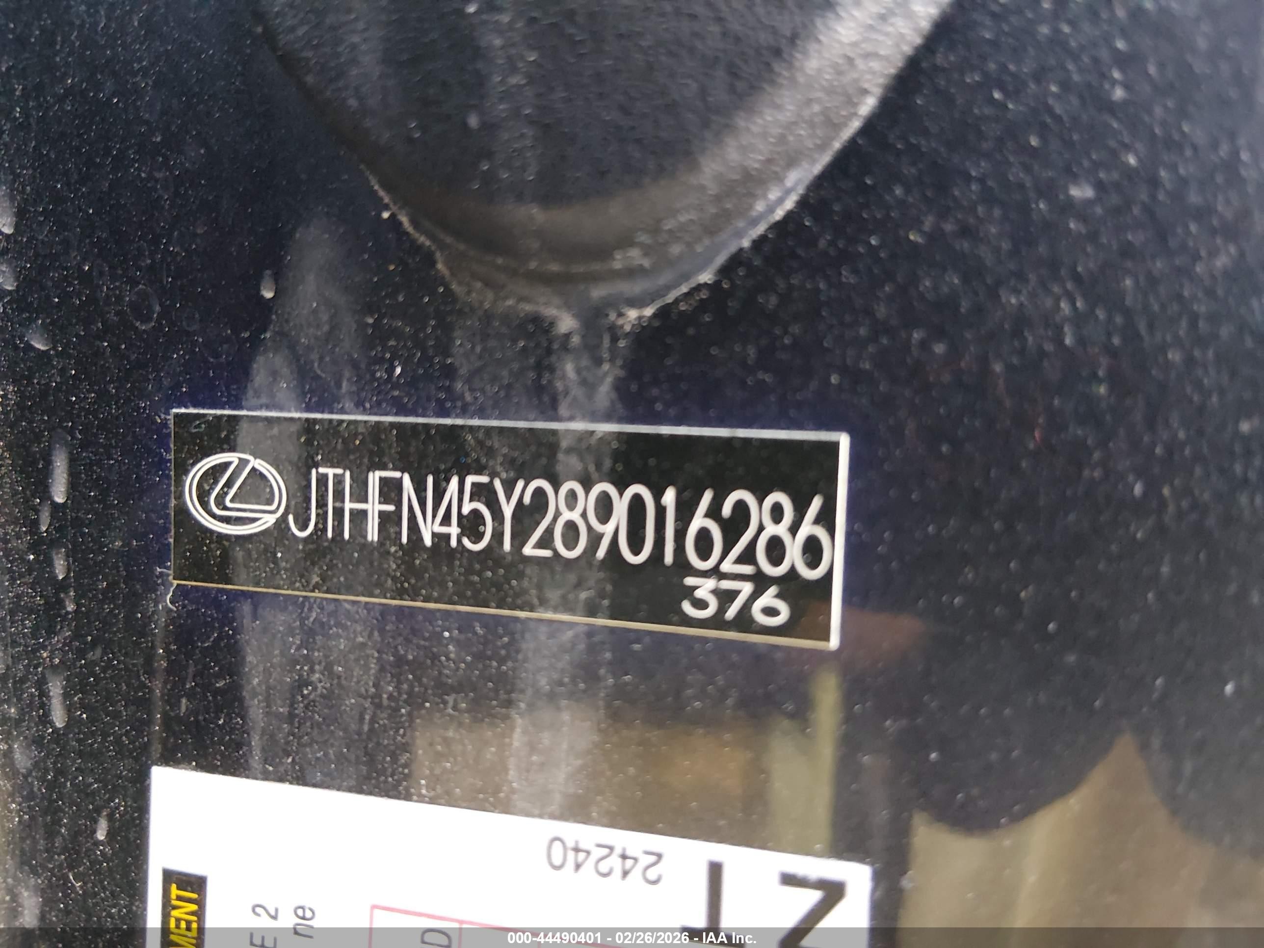 2008 Lexus Sc 430   Gray vin: JTHFN45Y289016286