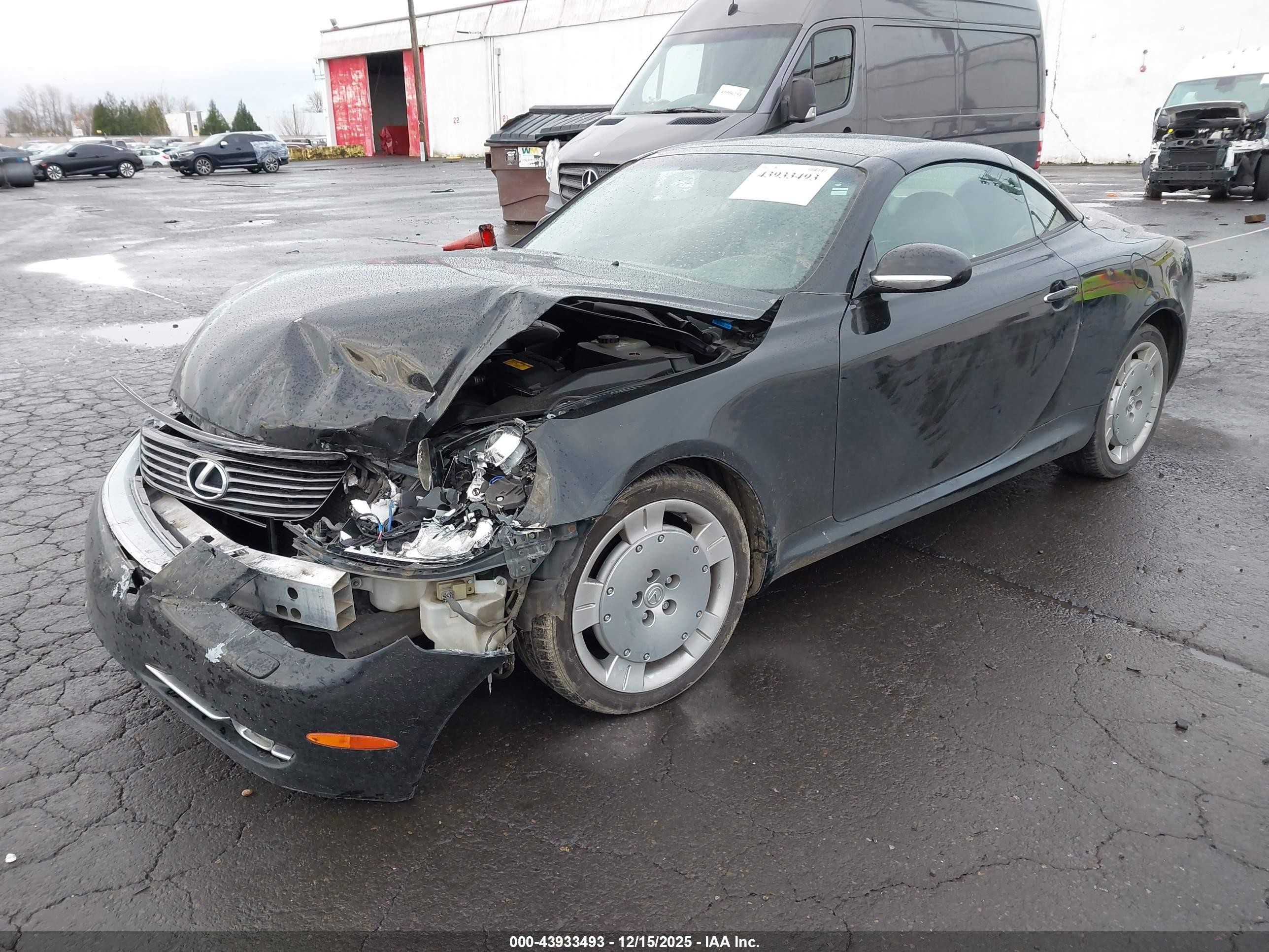 2007 Lexus Sc 430   Black vin: JTHFN45Y479014649