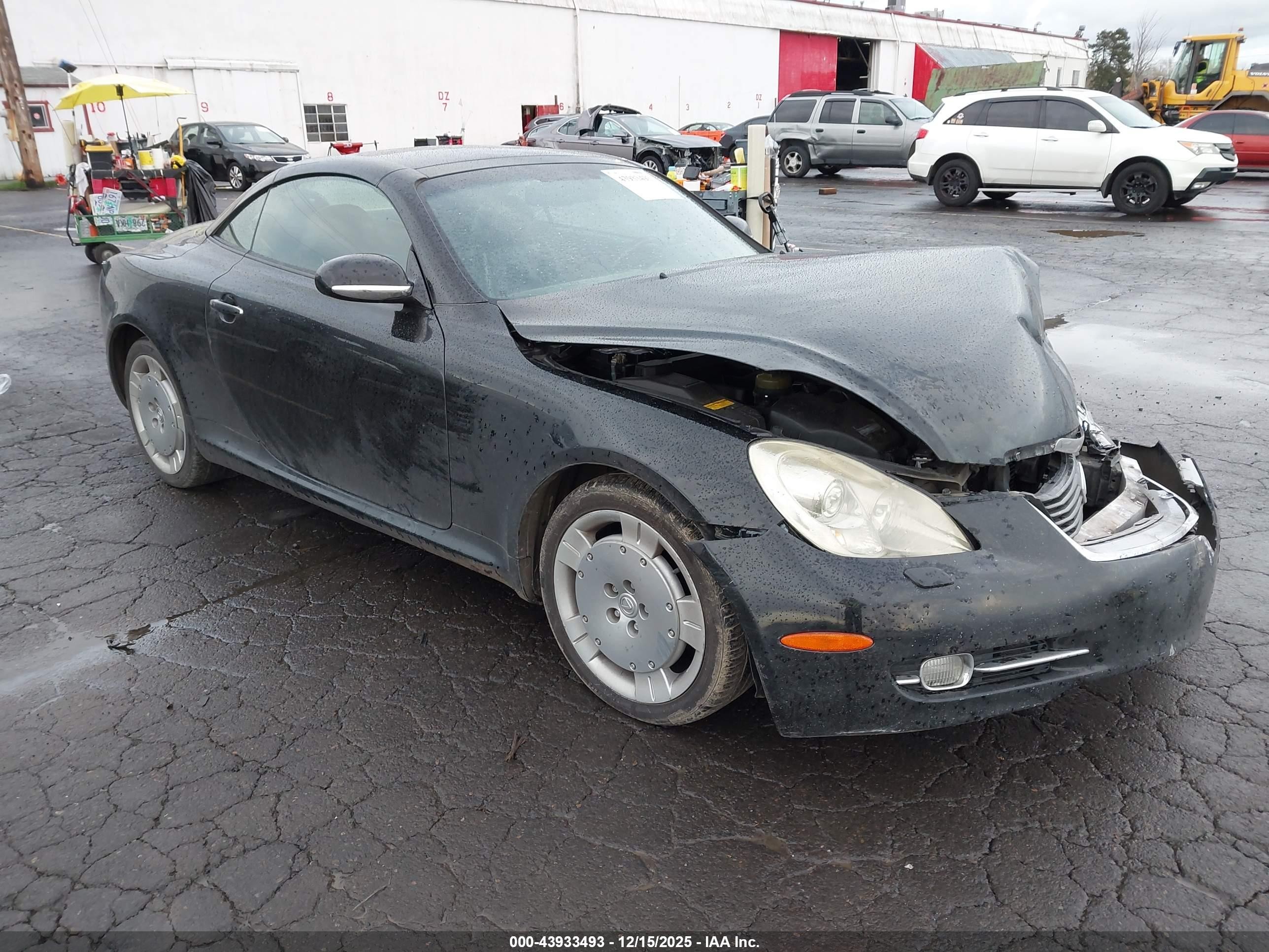 2007 Lexus Sc 430   Black vin: JTHFN45Y479014649