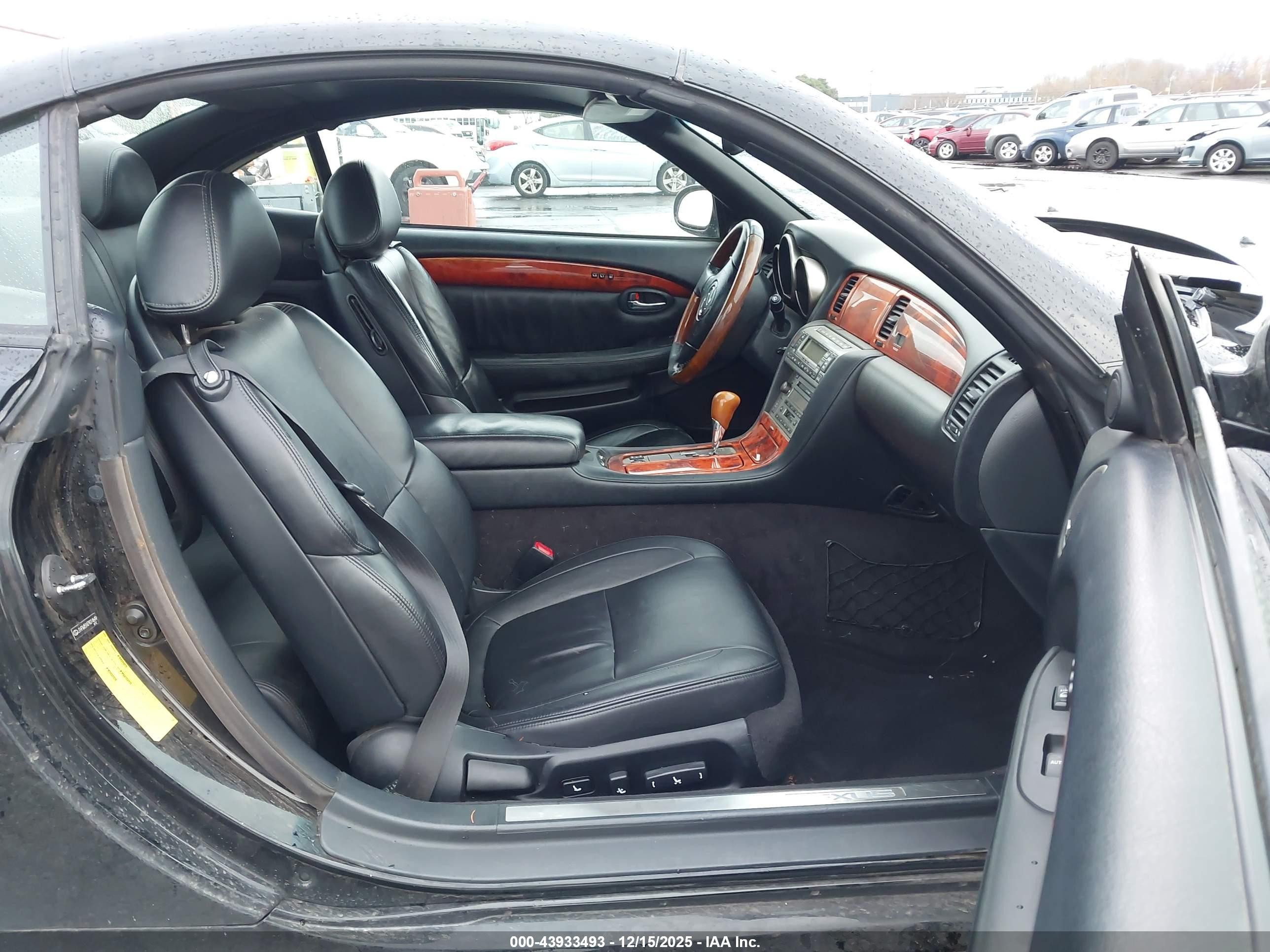 2007 Lexus Sc 430   Black vin: JTHFN45Y479014649