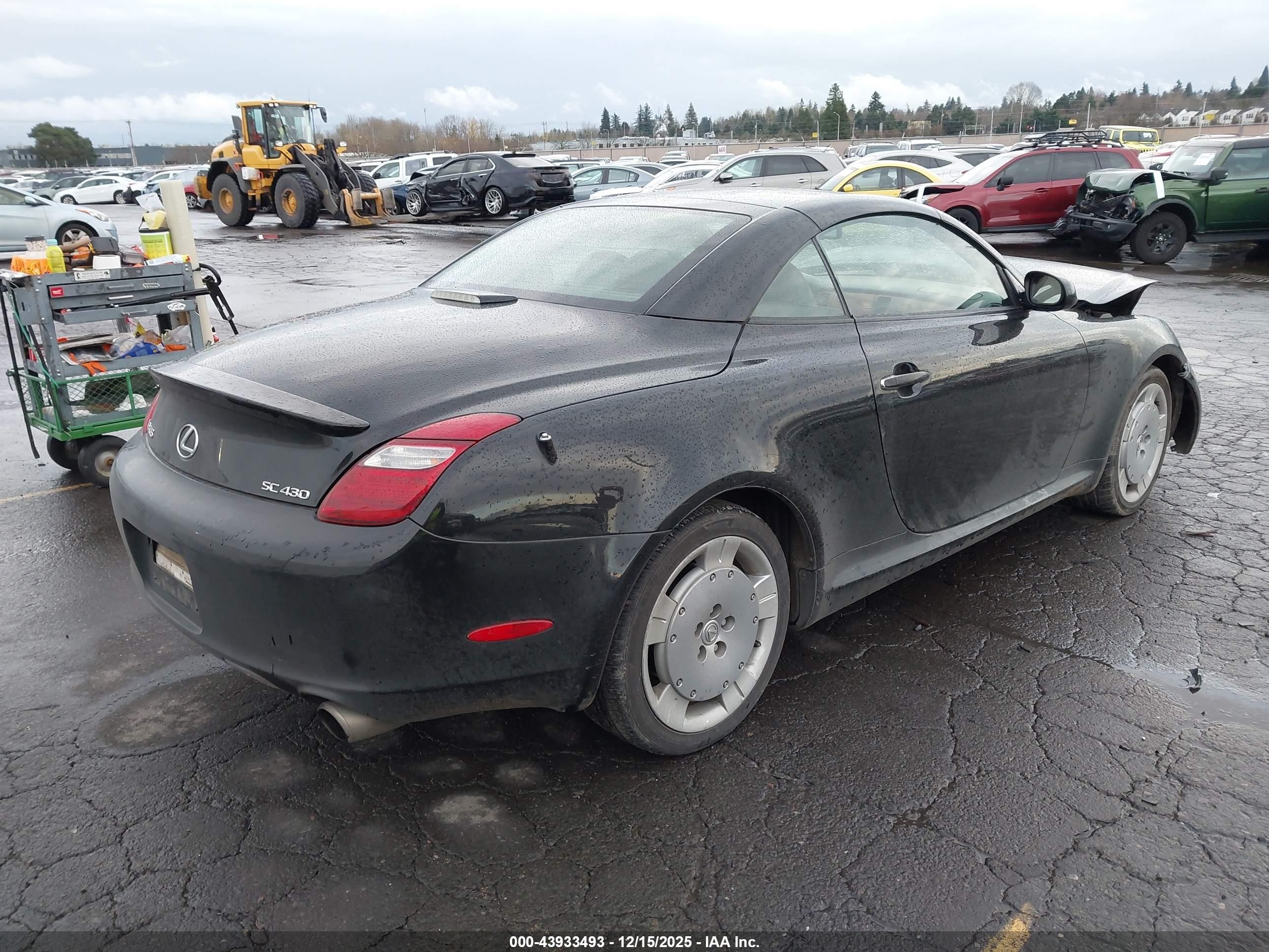 2007 Lexus Sc 430   Black vin: JTHFN45Y479014649