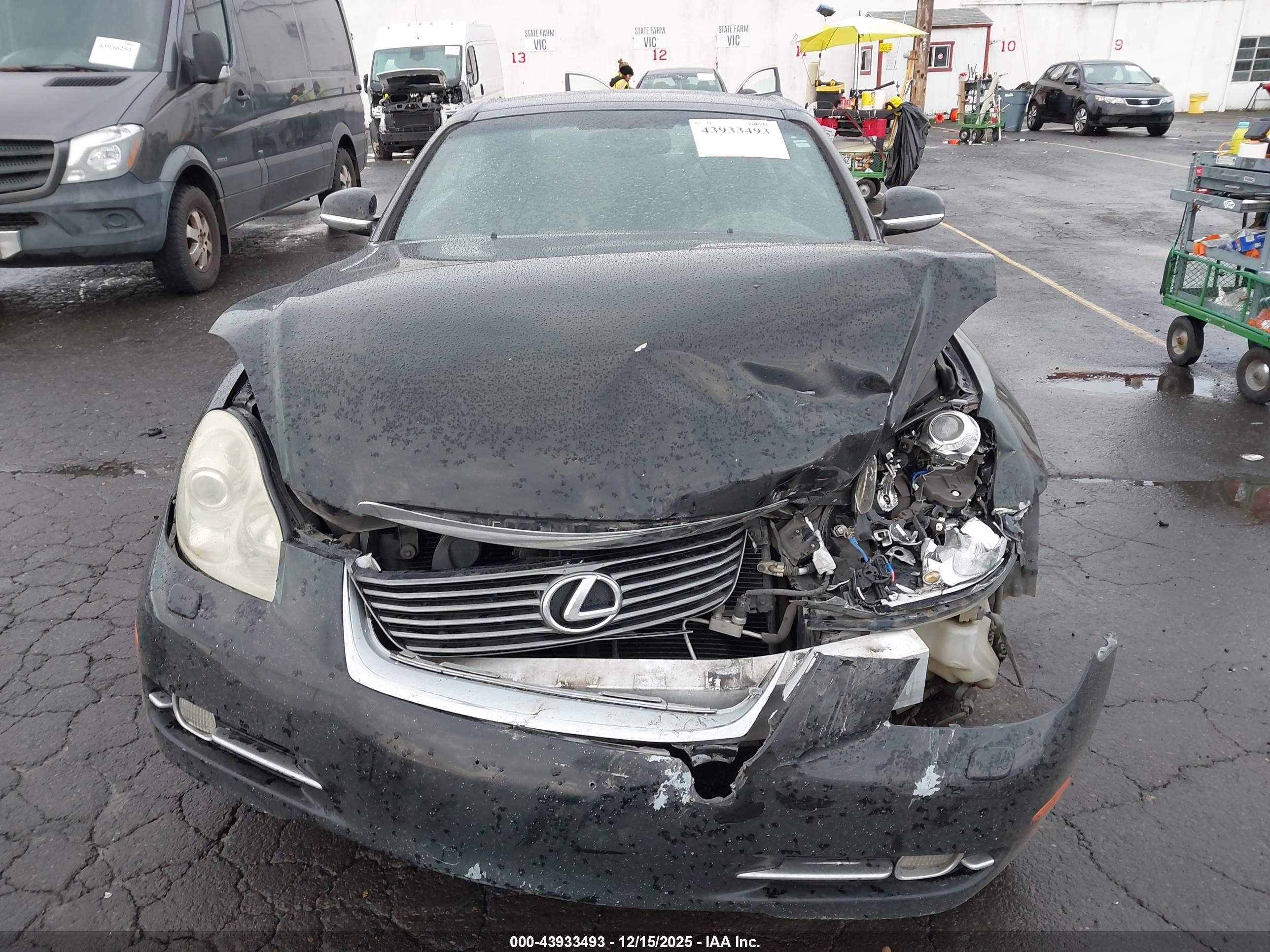 2007 Lexus Sc 430   Black vin: JTHFN45Y479014649