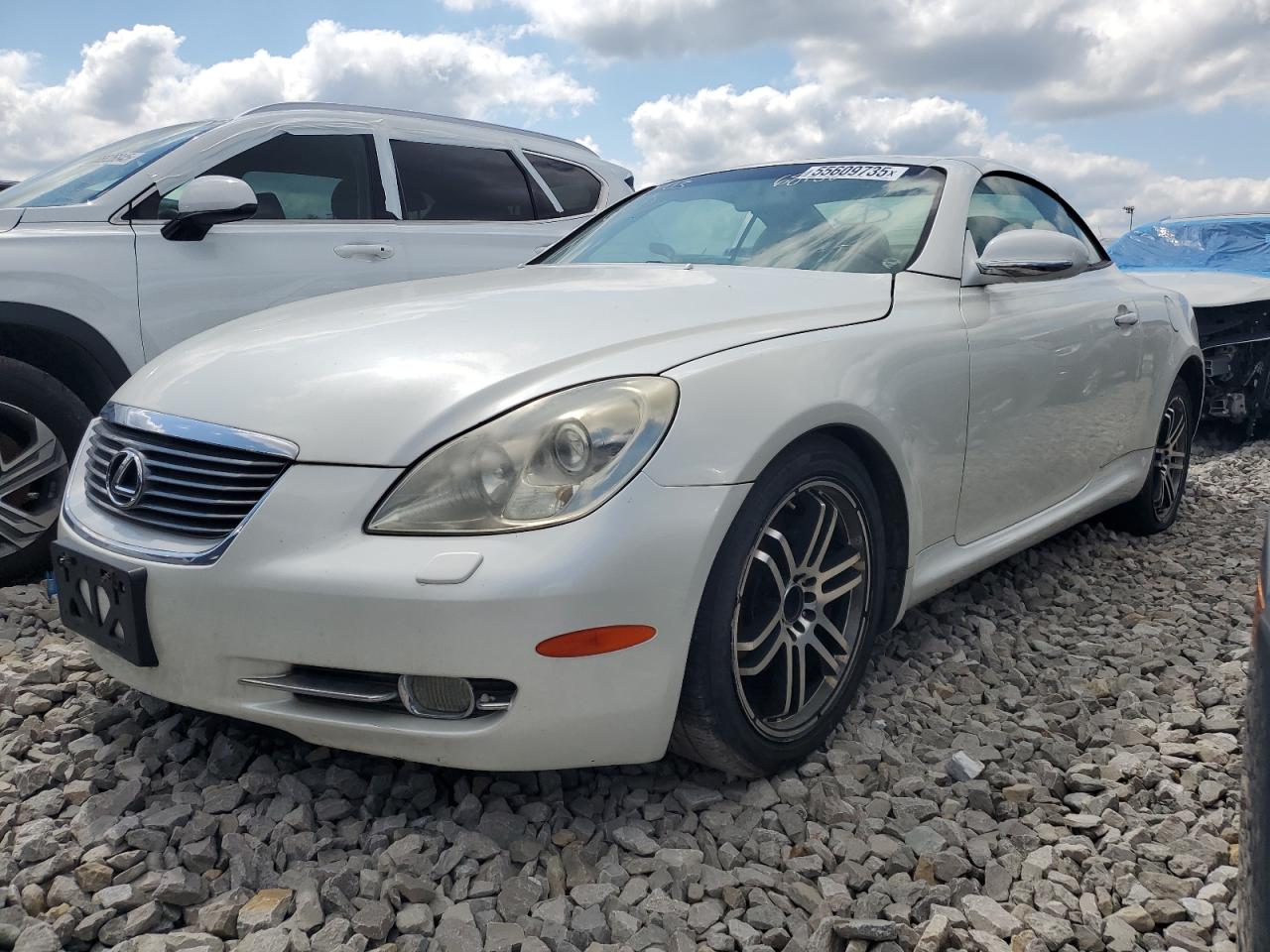 2008 Lexus Sc 430 White vin: JTHFN45Y489017360