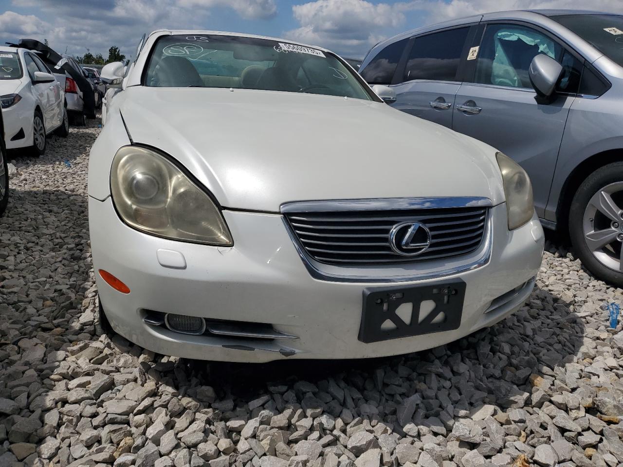 2008 Lexus Sc 430 White vin: JTHFN45Y489017360