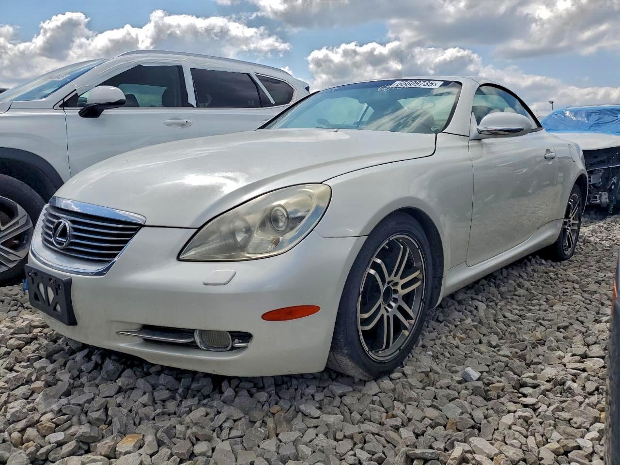 2008 Lexus Sc 430 White vin: JTHFN45Y489017360