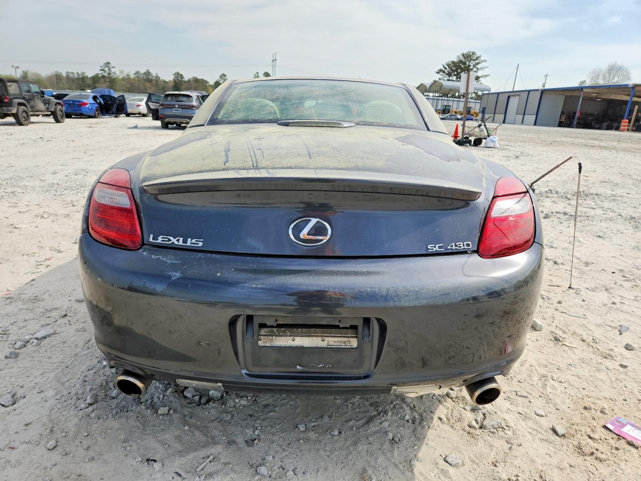 2008 Lexus Sc 430 Base Gray vin: JTHFN45Y589016766