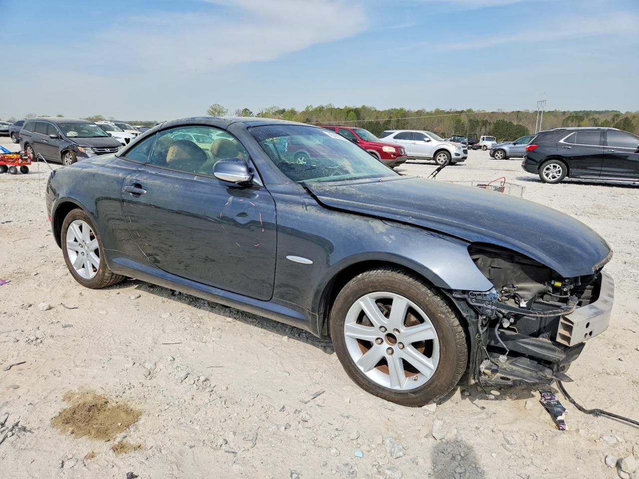 2008 Lexus Sc 430 Base Gray vin: JTHFN45Y589016766