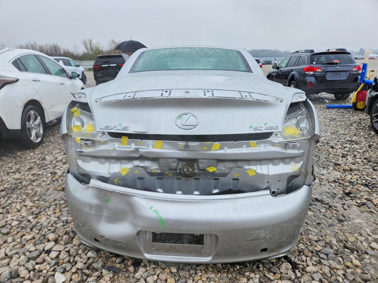 2008 Lexus Sc 430 Серебряный vin: JTHFN45Y689016940