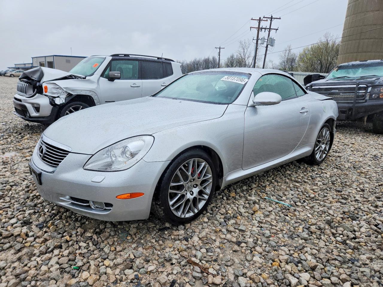 2008 Lexus Sc 430 Silver vin: JTHFN45Y689016940