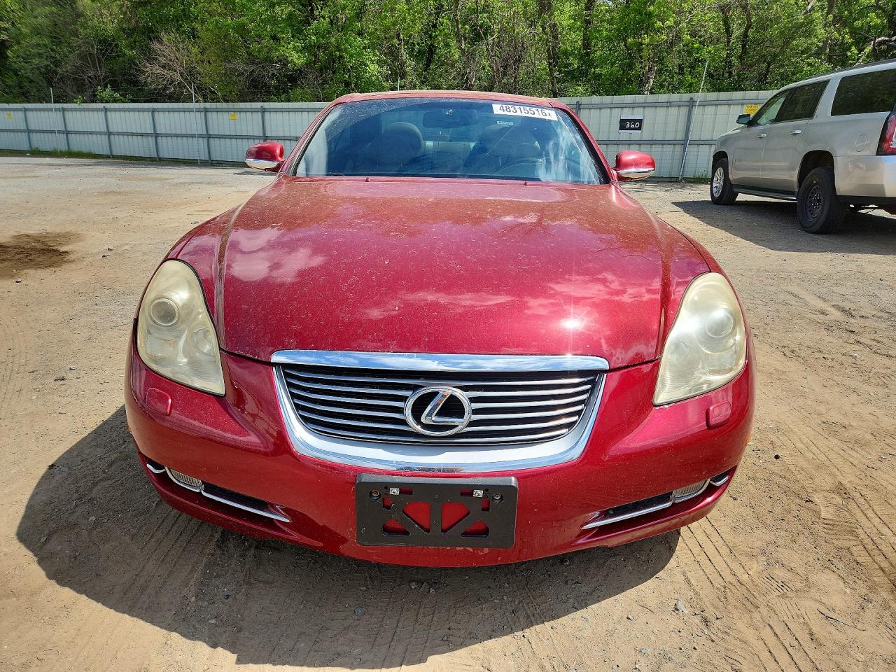 2008 Lexus Sc 430 Base Красный vin: JTHFN45Y689017747