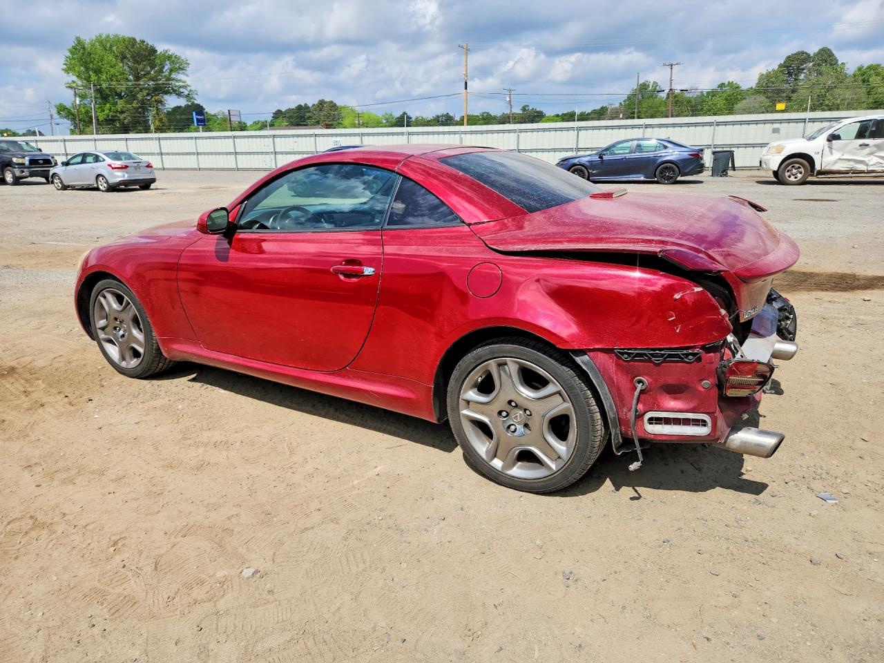 2008 Lexus Sc 430 Base Красный vin: JTHFN45Y689017747