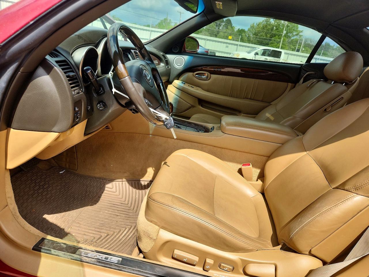 2008 Lexus Sc 430 Base Красный vin: JTHFN45Y689017747