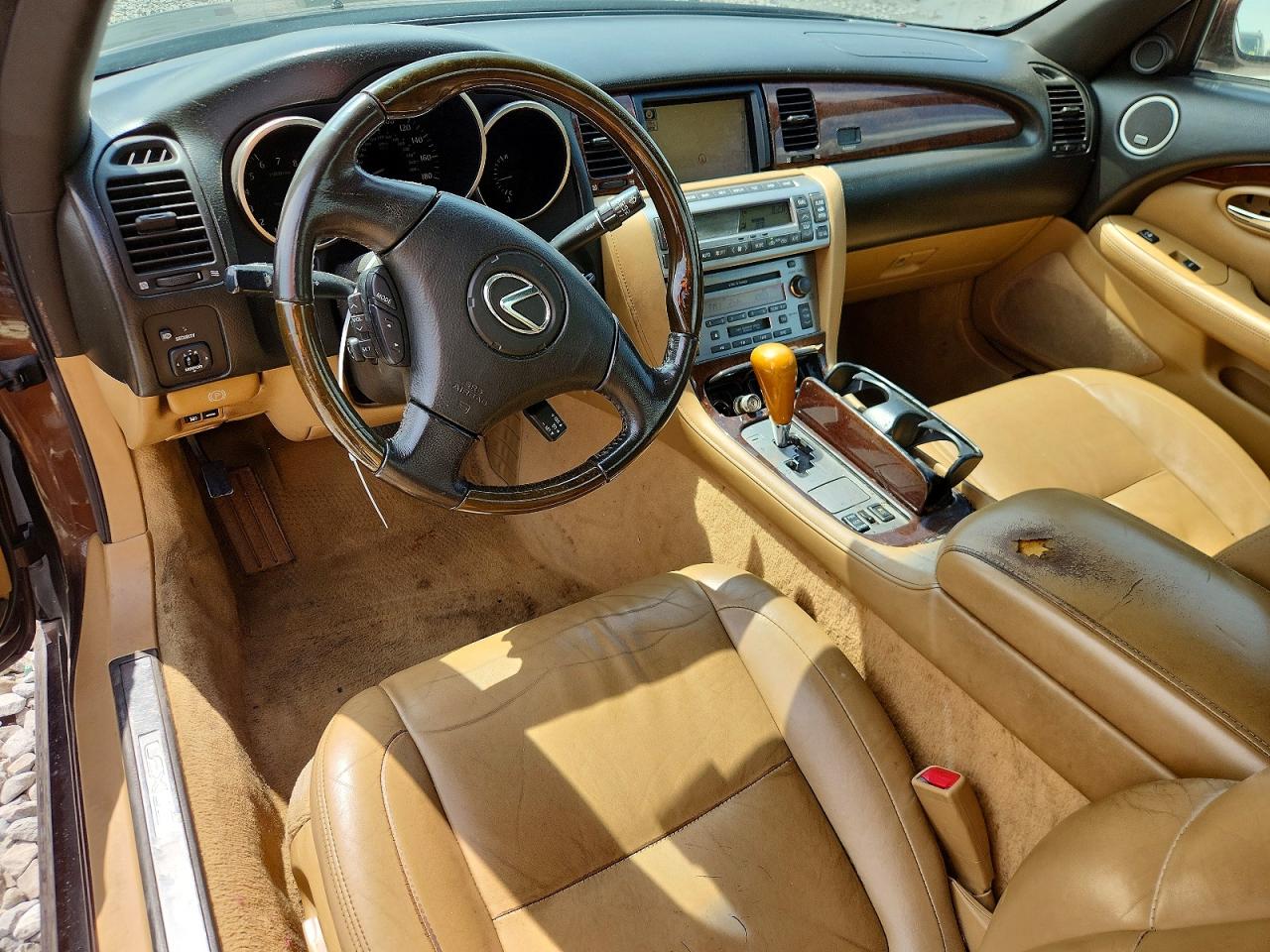 2008 Lexus Sc 430 Brown vin: JTHFN45Y689017800