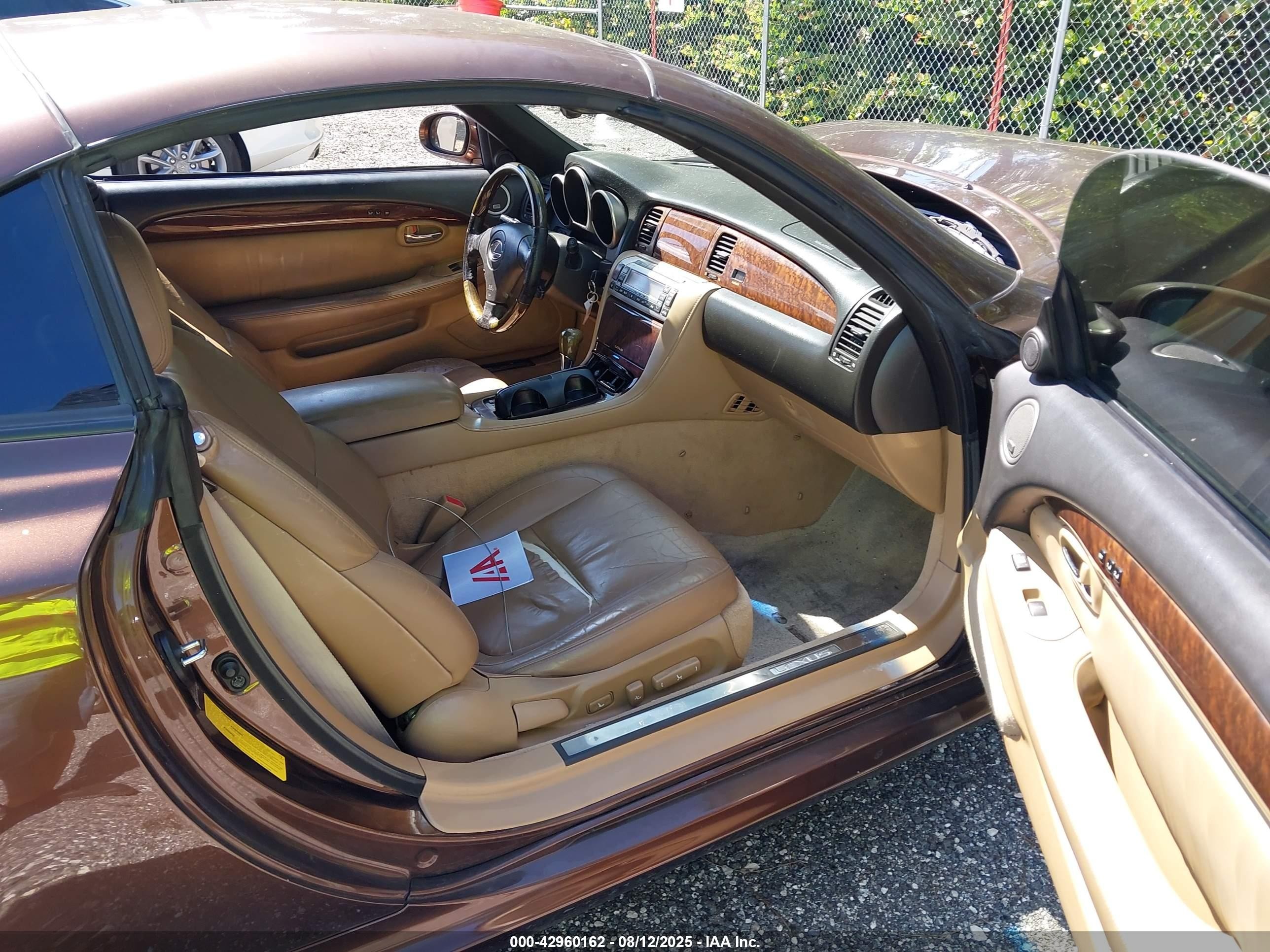 2008 Lexus Sc 430   Brown vin: JTHFN45Y689018672