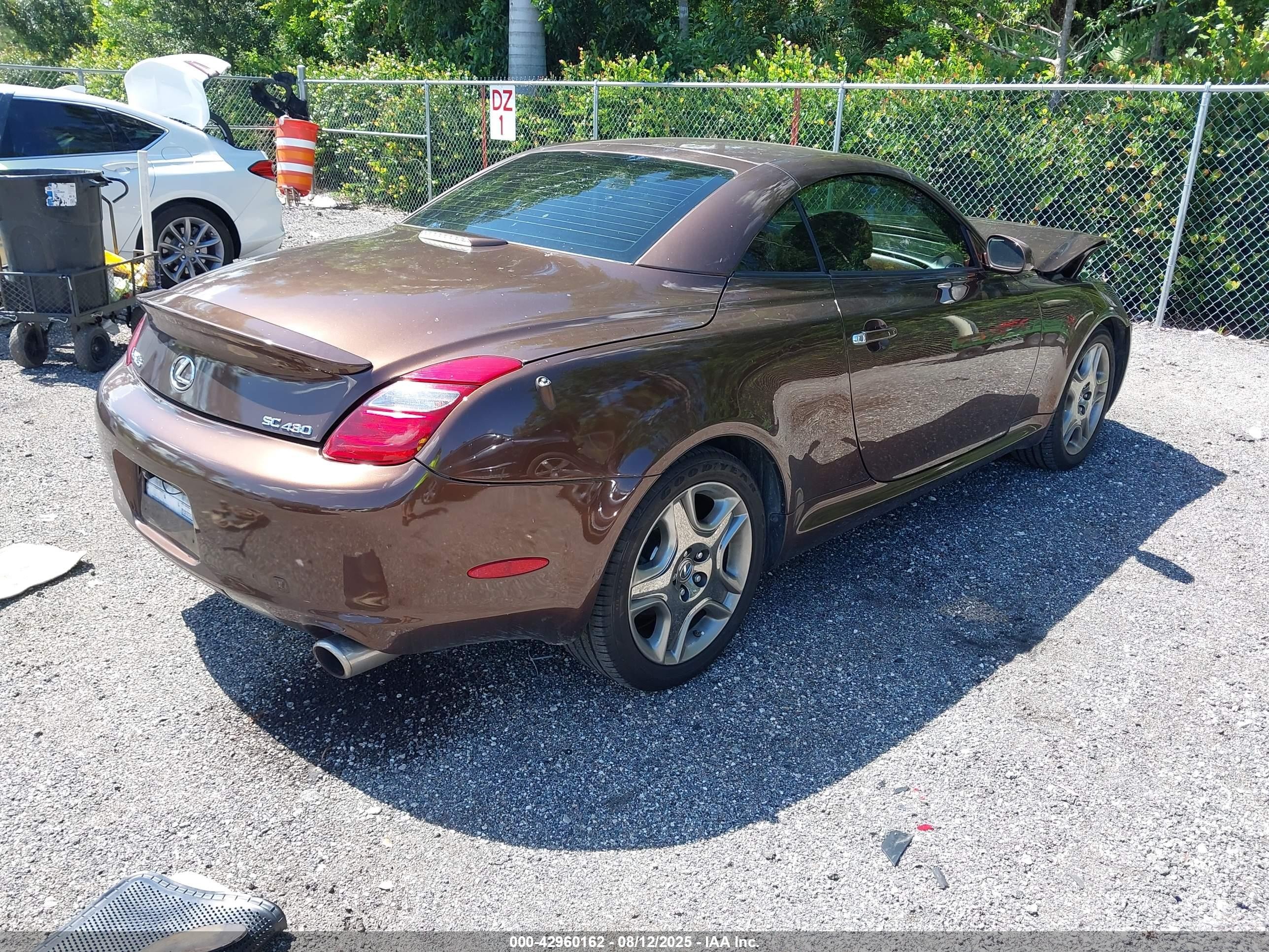 2008 Lexus Sc 430   Brown vin: JTHFN45Y689018672