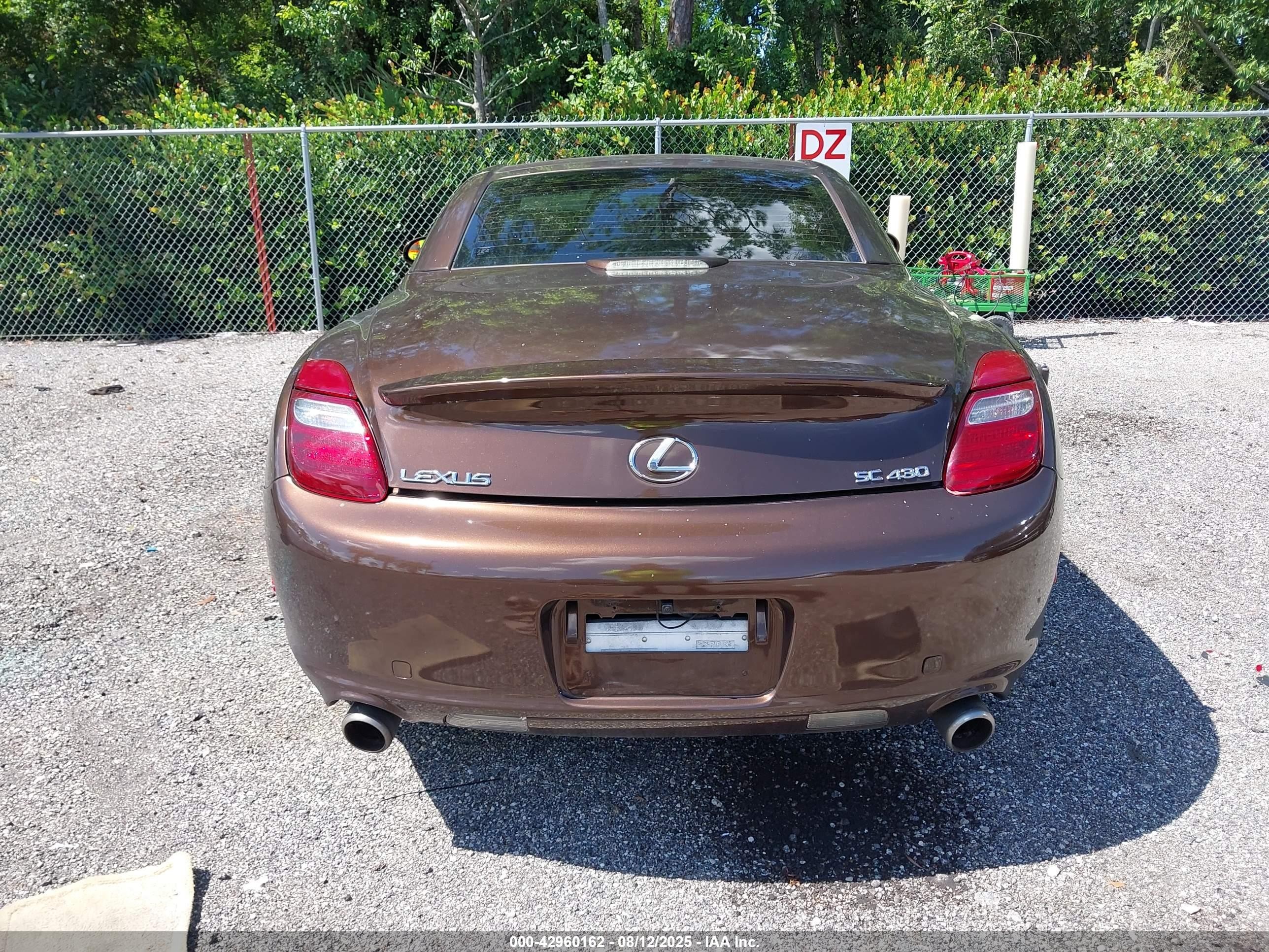 2008 Lexus Sc 430   Brown vin: JTHFN45Y689018672