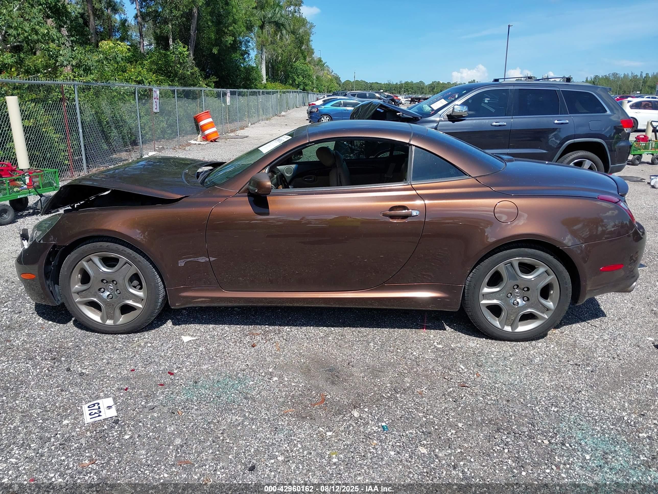2008 Lexus Sc 430   Brown vin: JTHFN45Y689018672