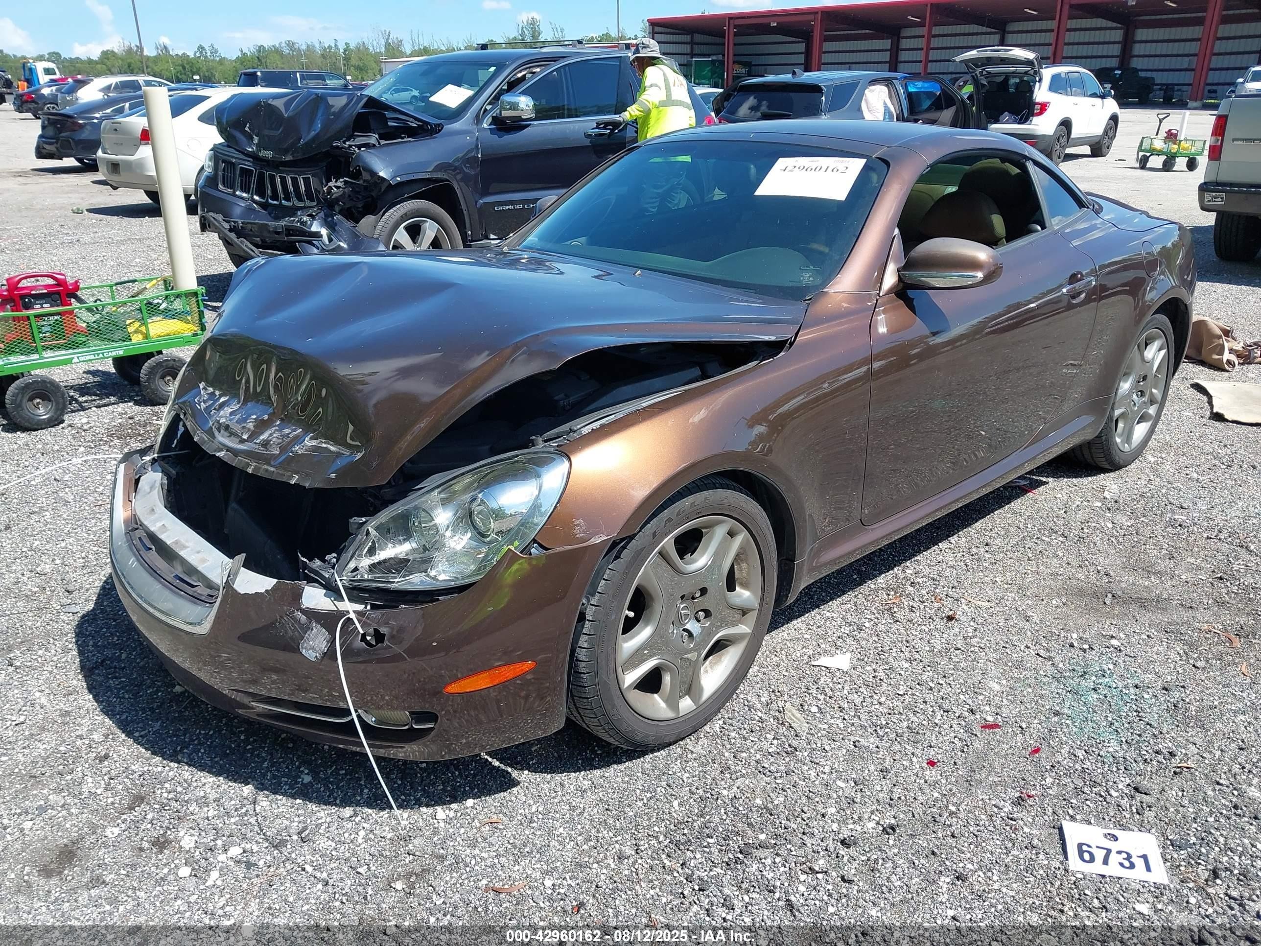 2008 Lexus Sc 430   Brown vin: JTHFN45Y689018672