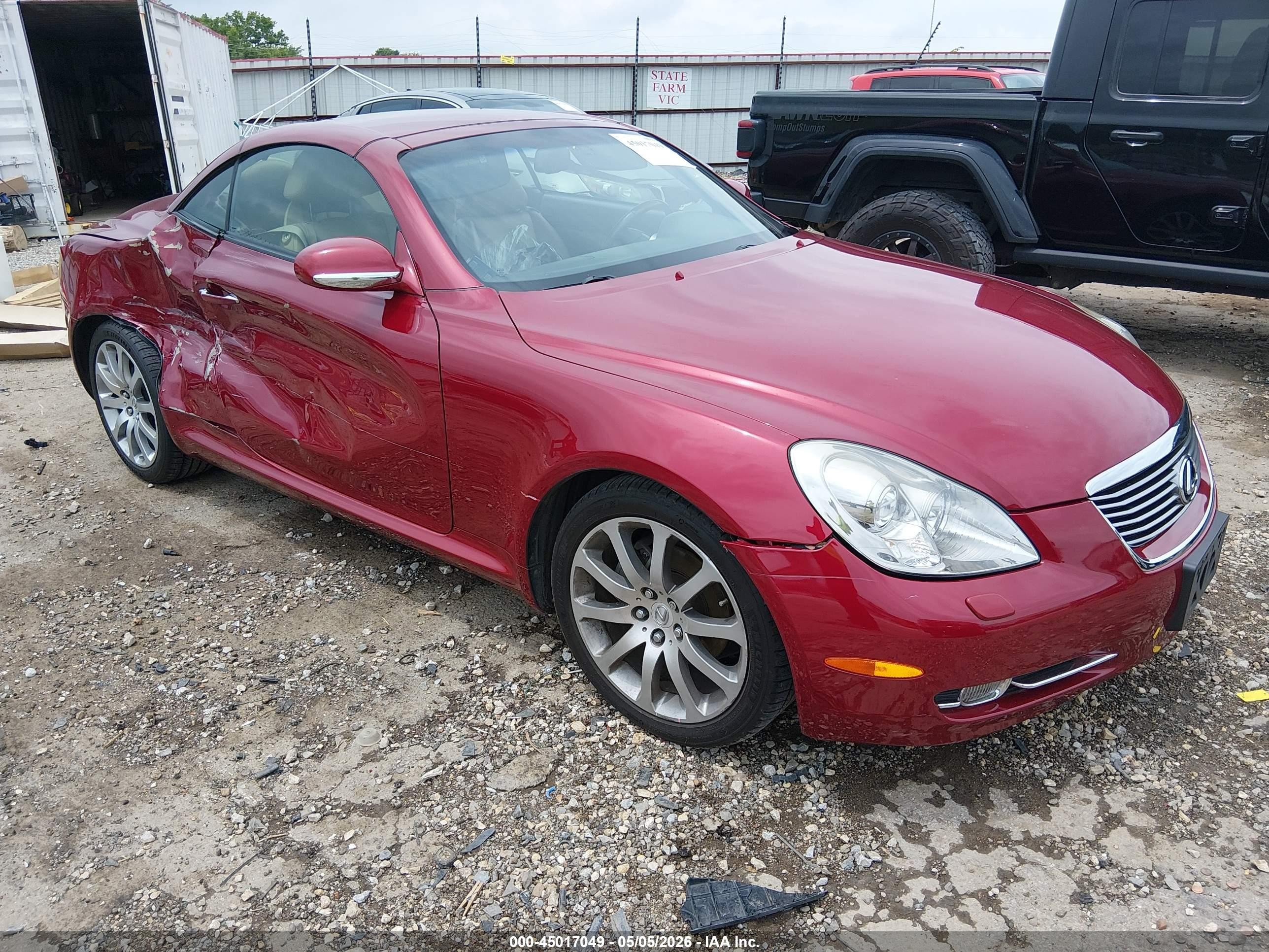2008 Lexus Sc 430   Red vin: JTHFN45Y689019935