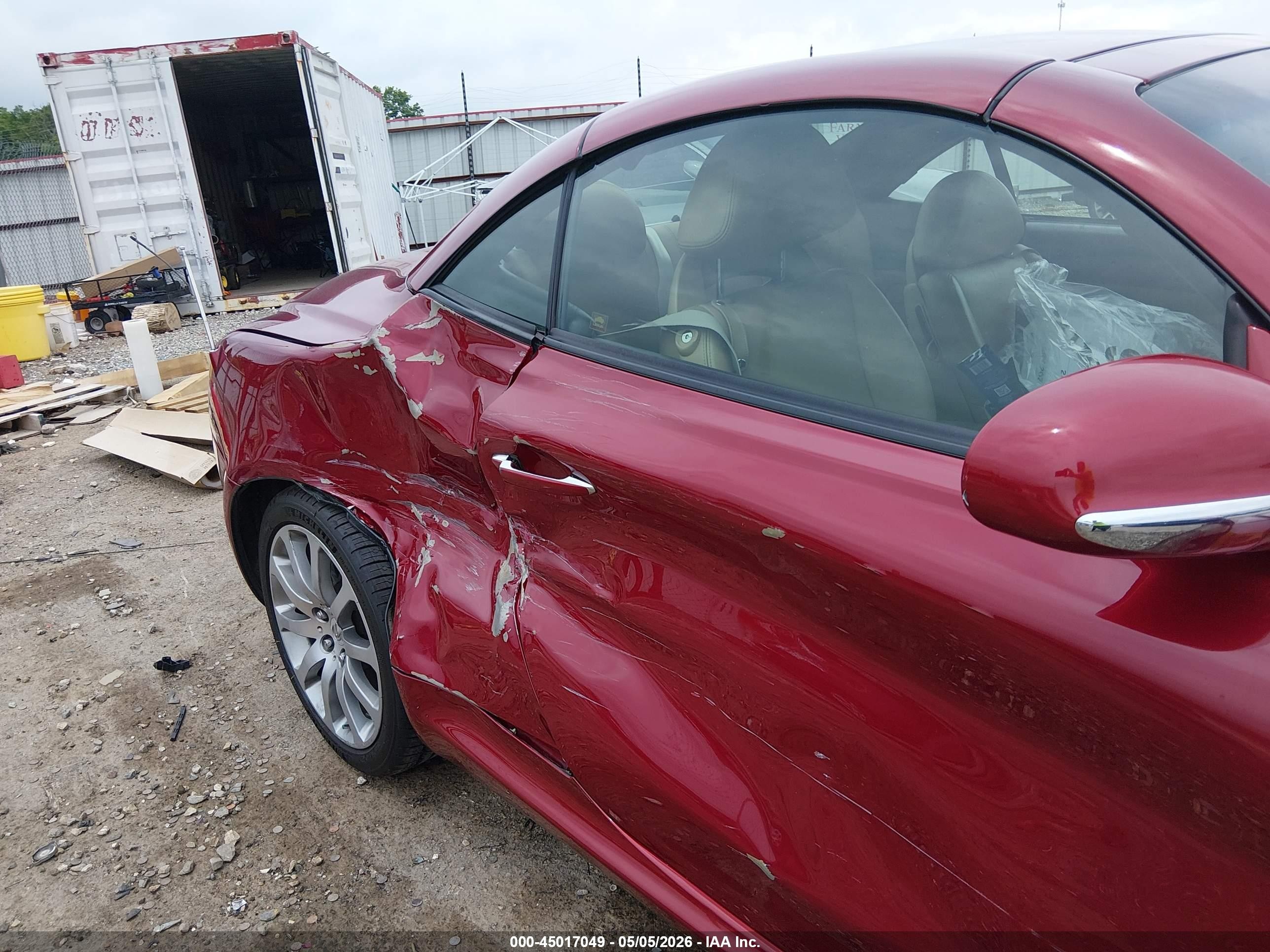 2008 Lexus Sc 430   Red vin: JTHFN45Y689019935