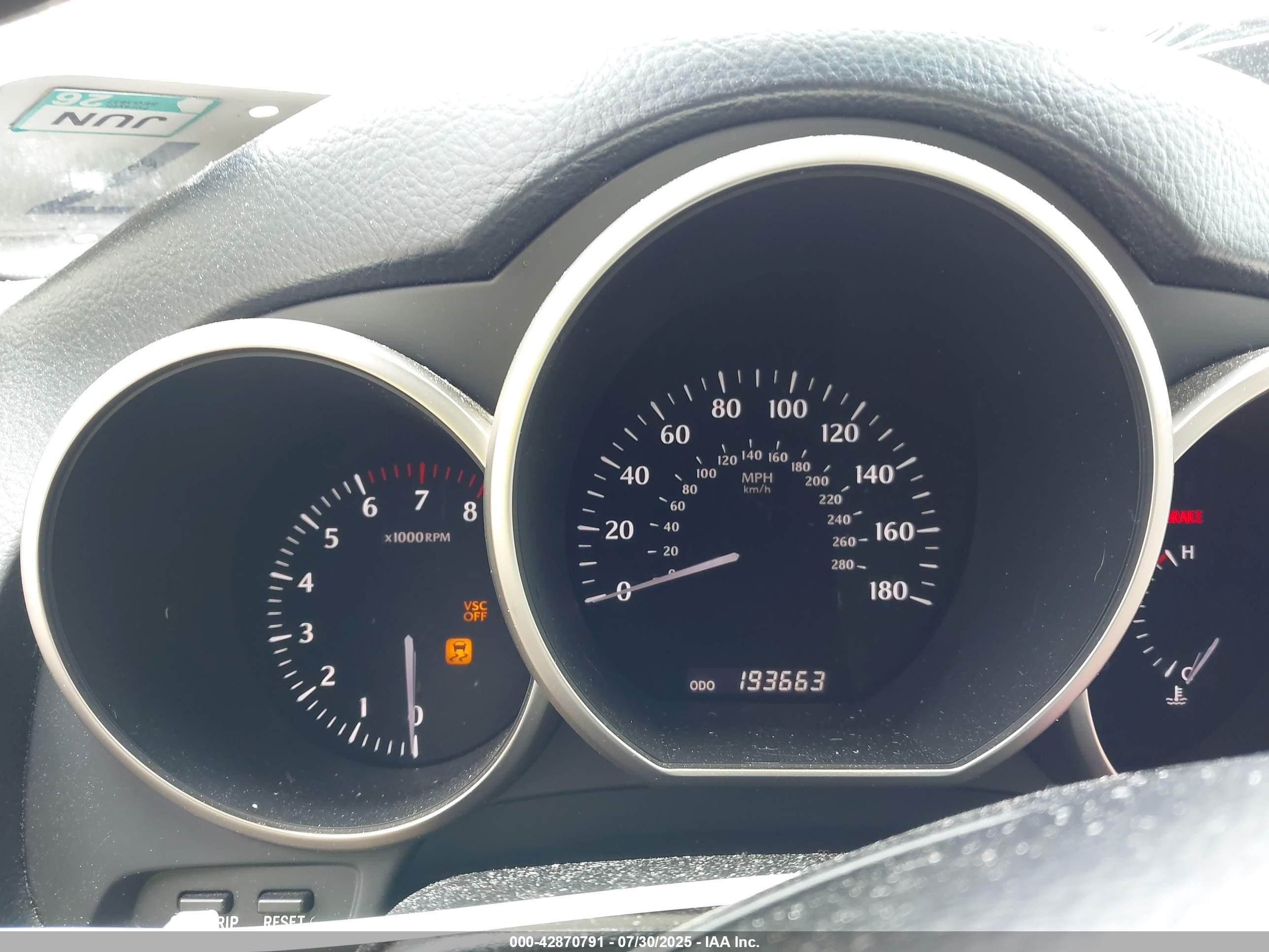 2007 Lexus Sc 430 White vin: JTHFN45Y779012667