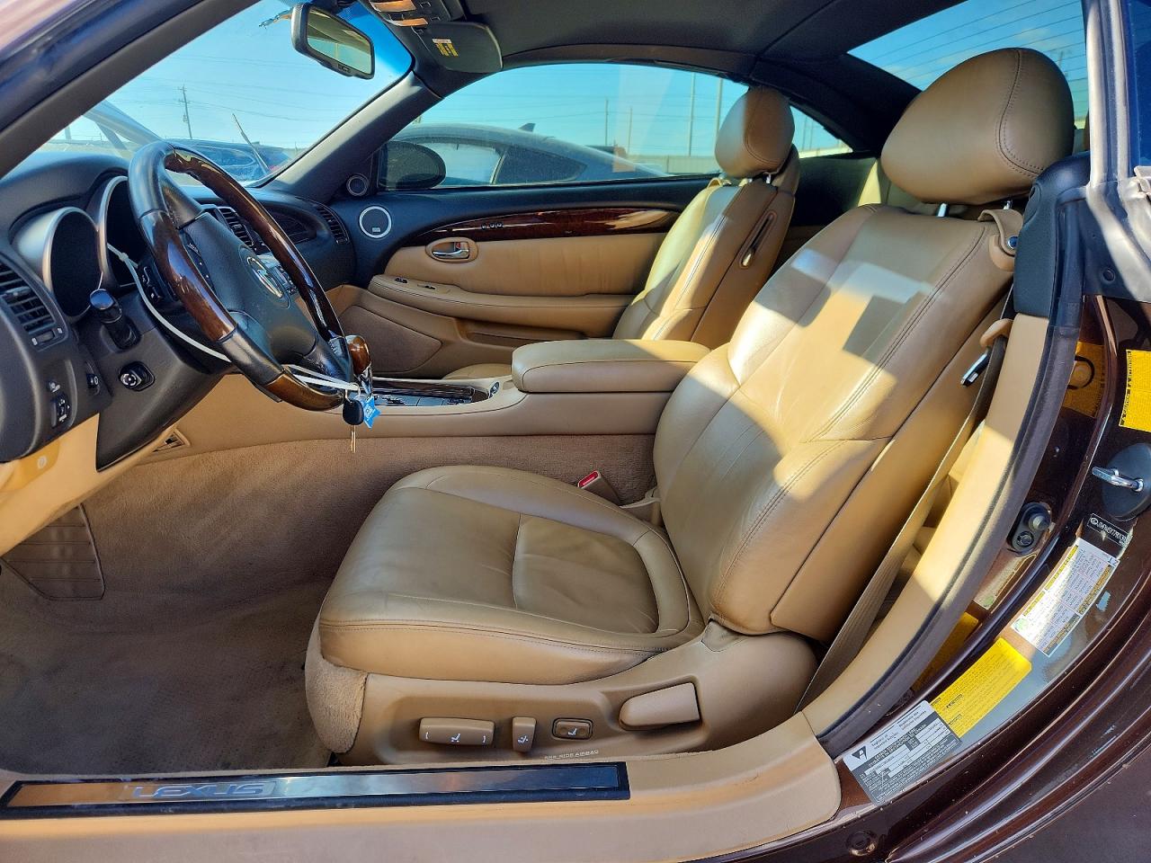 2007 Lexus Sc 430 Brown vin: JTHFN45Y779013933
