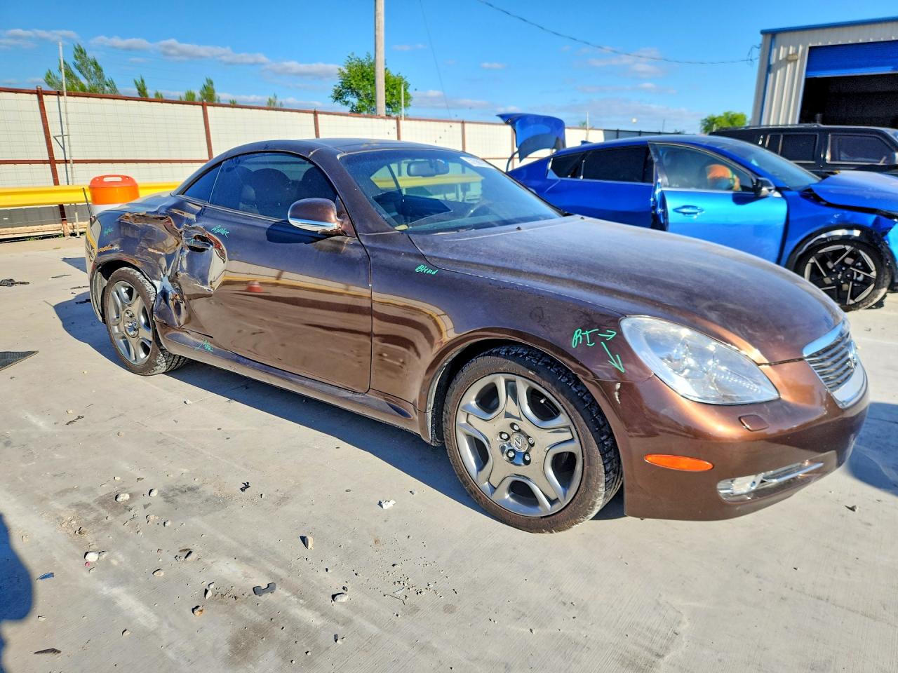 2007 Lexus Sc 430 Brown vin: JTHFN45Y779013933