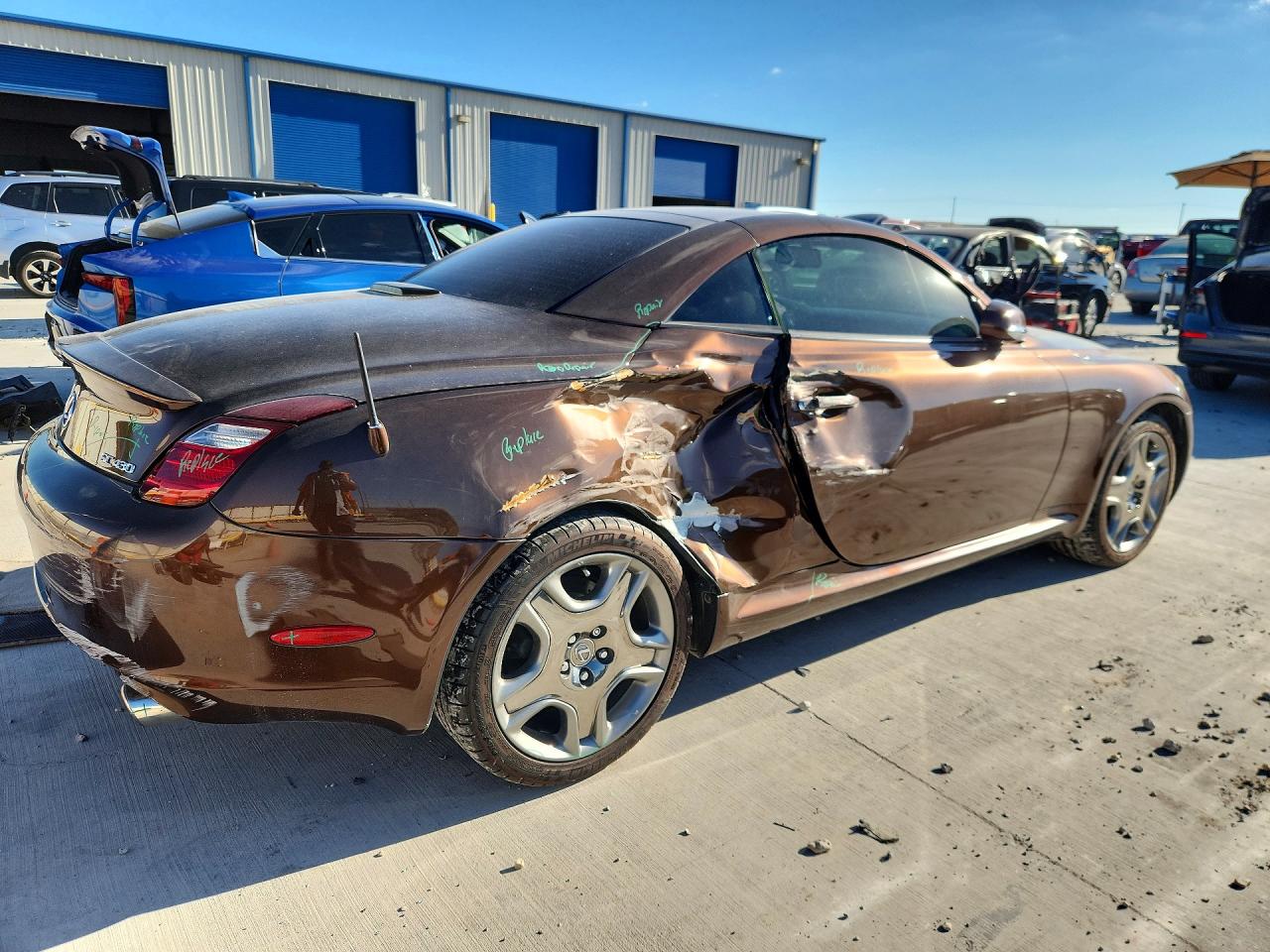 2007 Lexus Sc 430 Brown vin: JTHFN45Y779013933