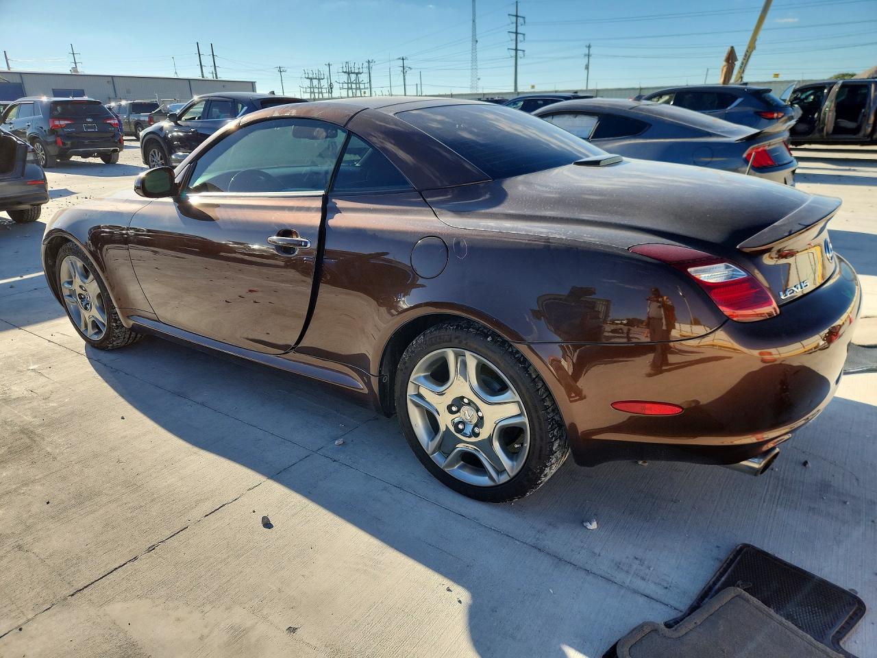 2007 Lexus Sc 430 Brown vin: JTHFN45Y779013933