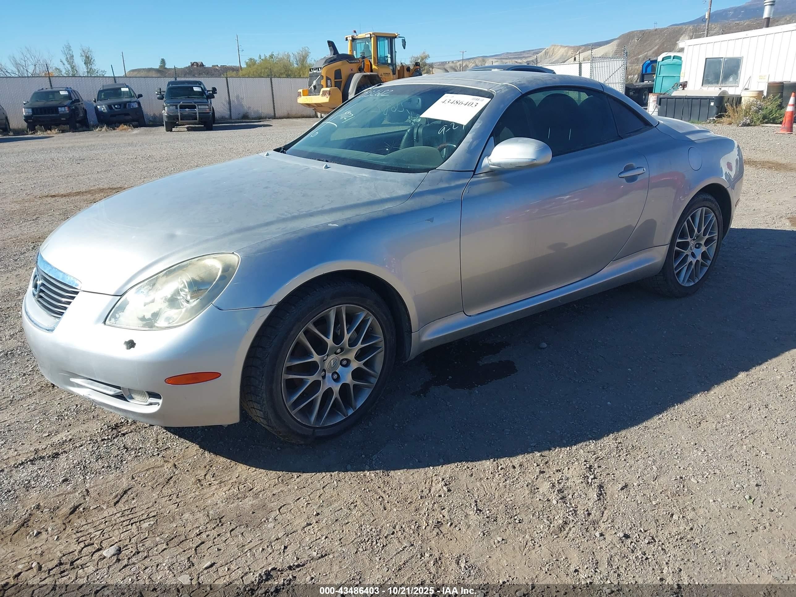 2007 Lexus Sc 430   Серебряный vin: JTHFN45Y779014130