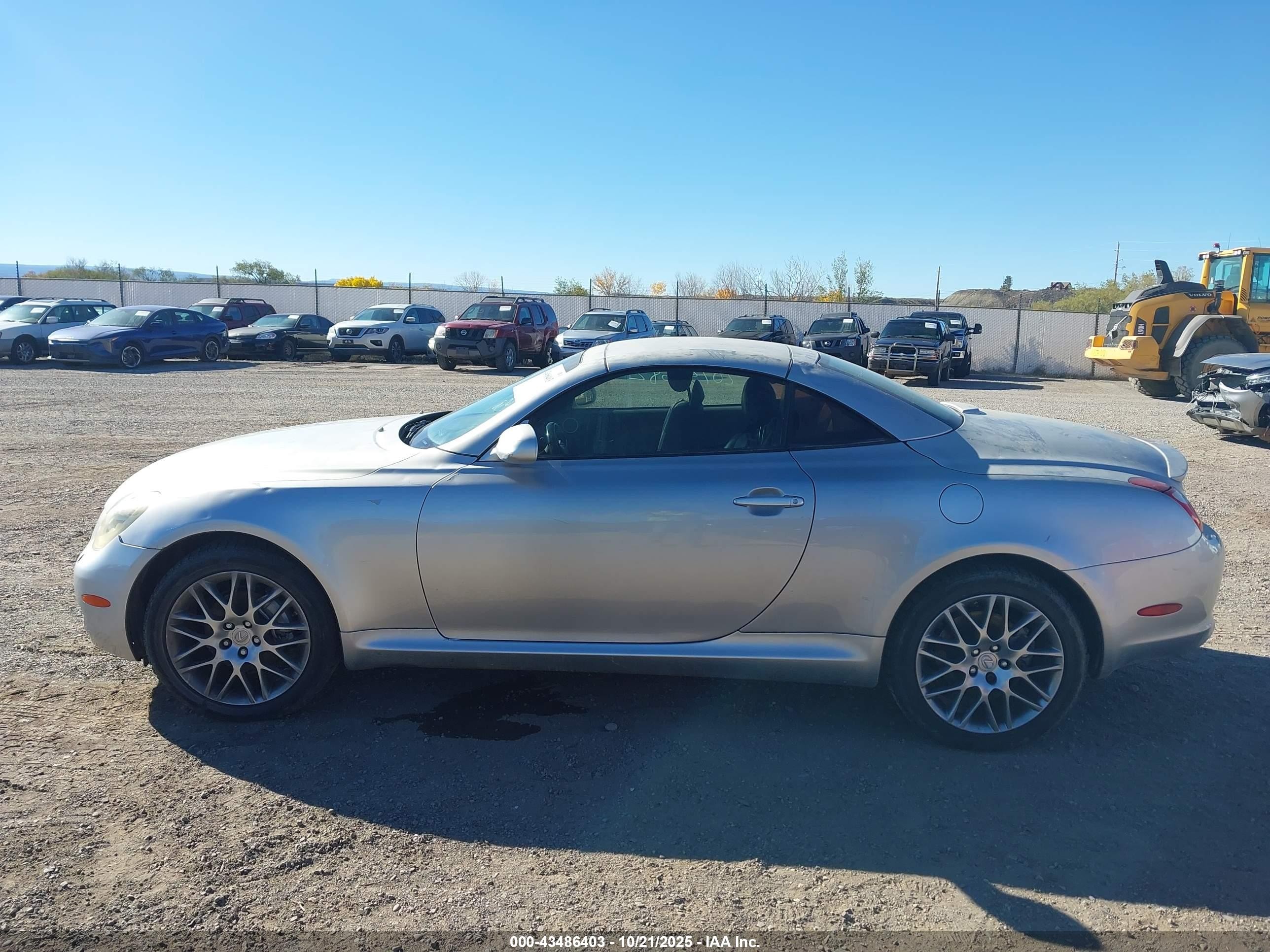 2007 Lexus Sc 430   Серебряный vin: JTHFN45Y779014130